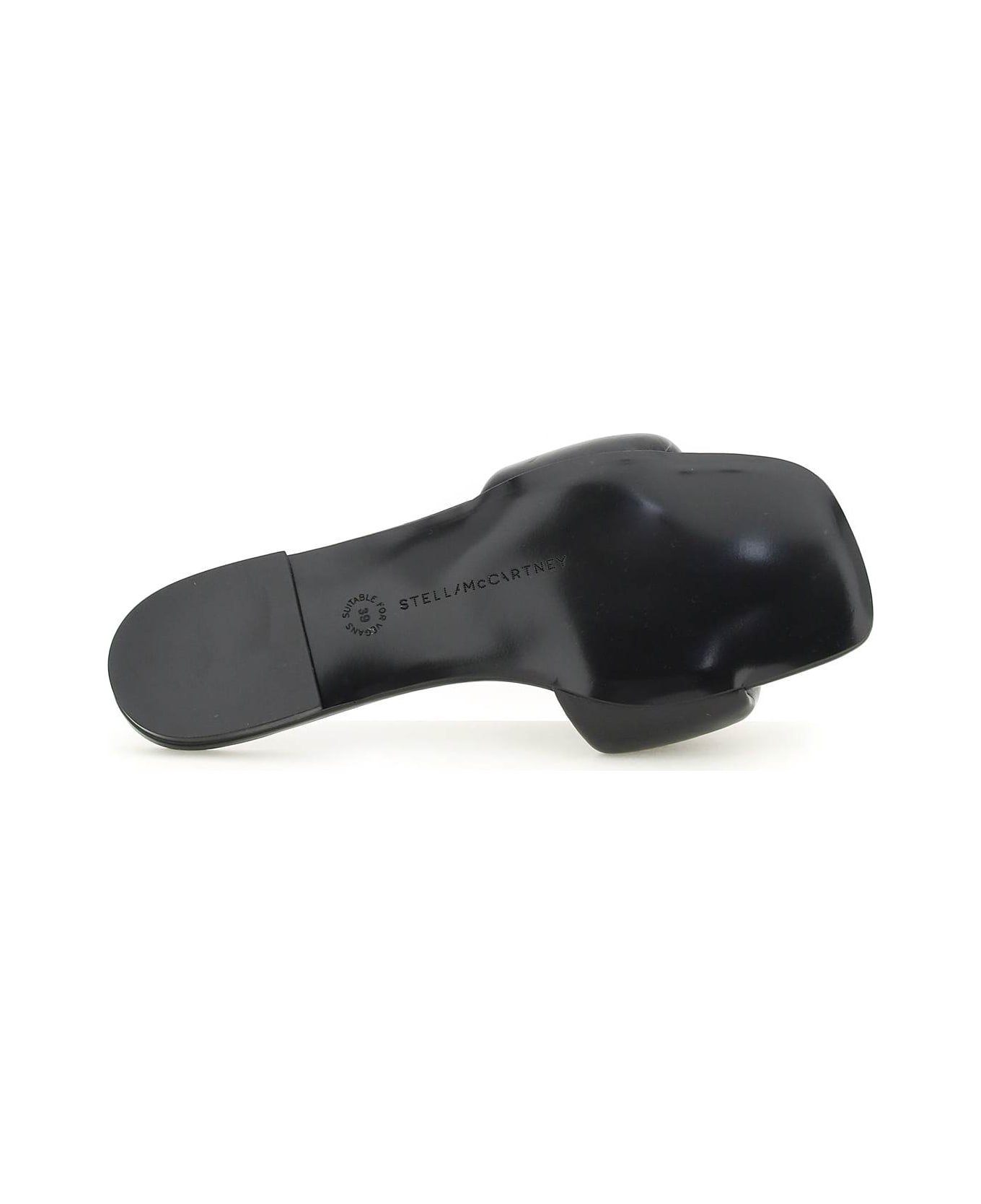 Stella McCartney Logo Slides - Black