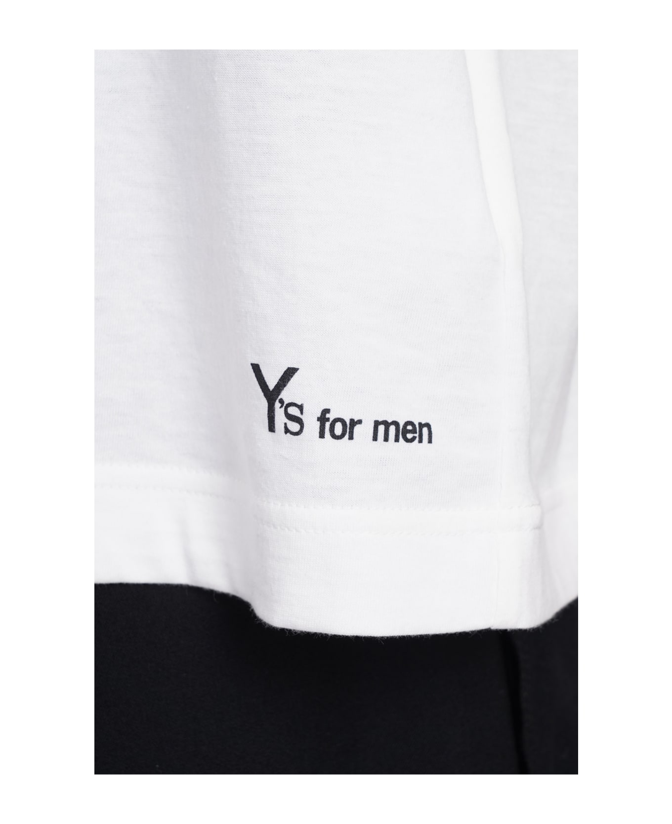 Yohji Yamamoto T-shirt In White Cotton - white