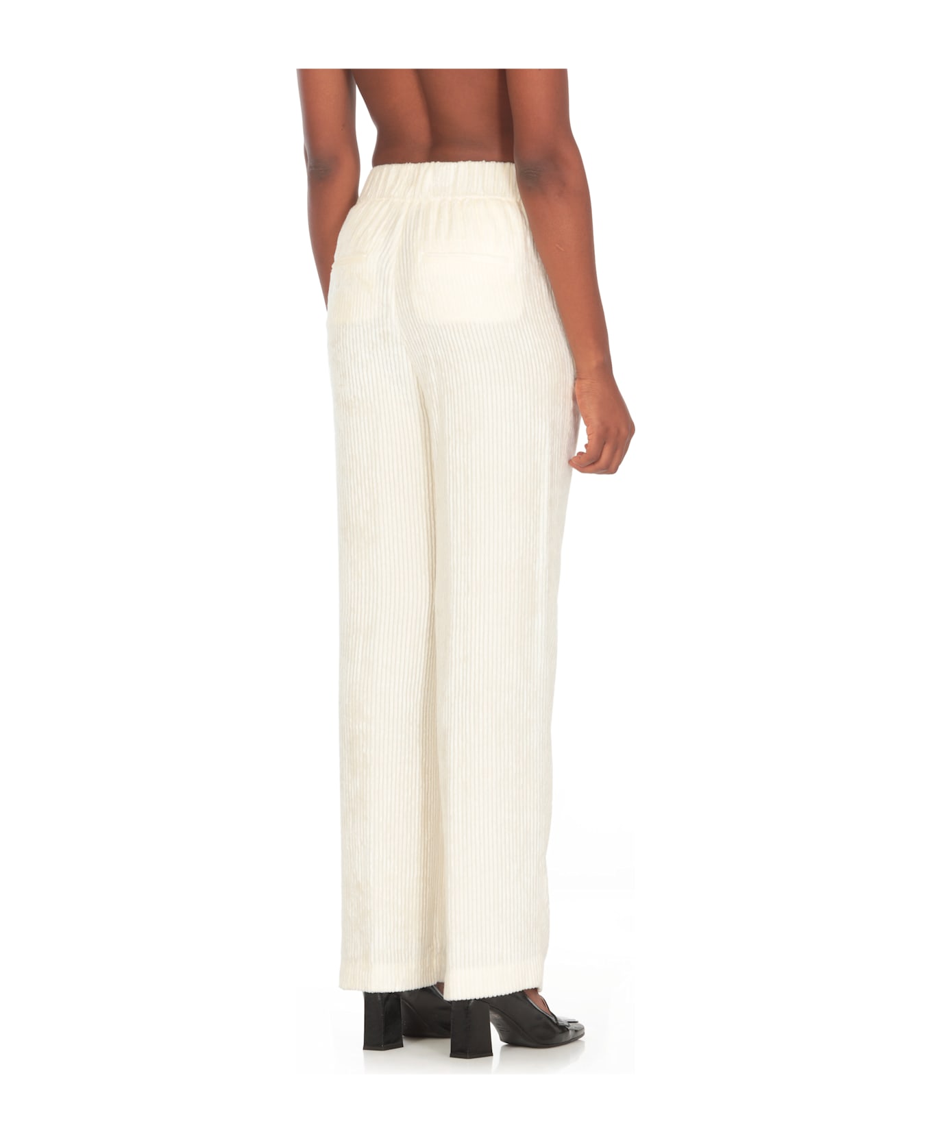 Peserico Viscose Trousers - White