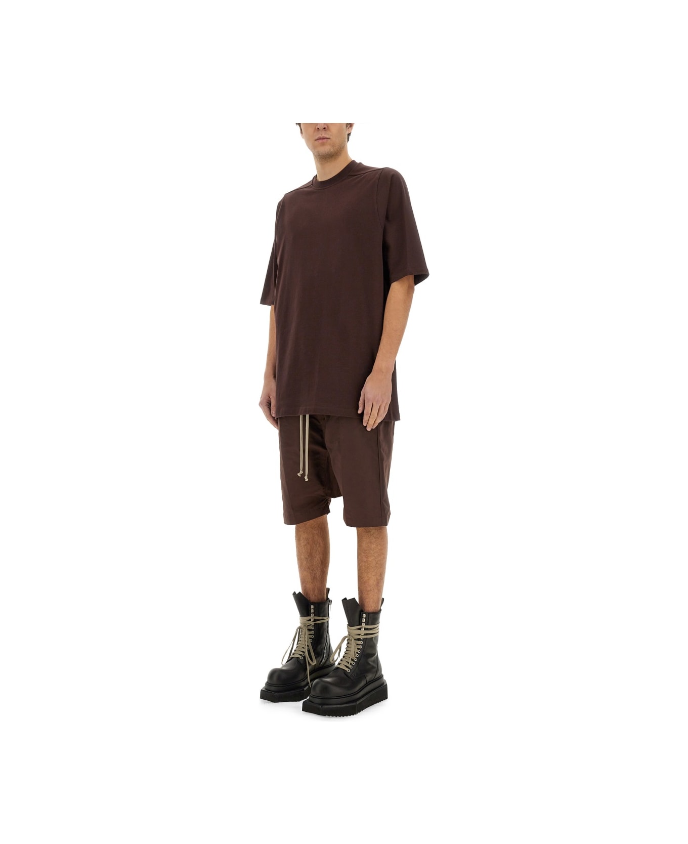 Rick Owens "jumbo" T-shirt - BROWN