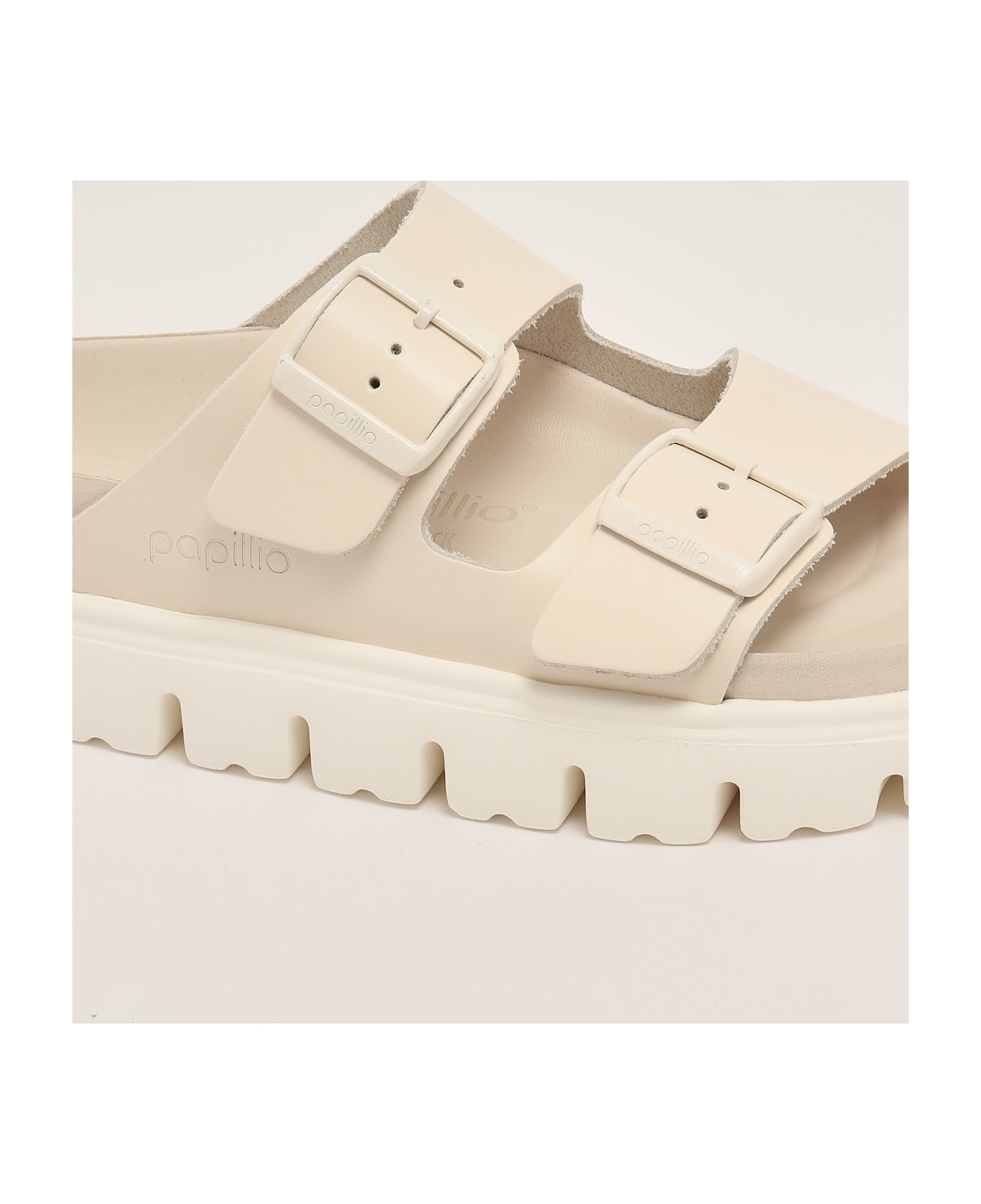 Birkenstock Arizona Chunky Exquisite Sandal - BIANCO SPORCO