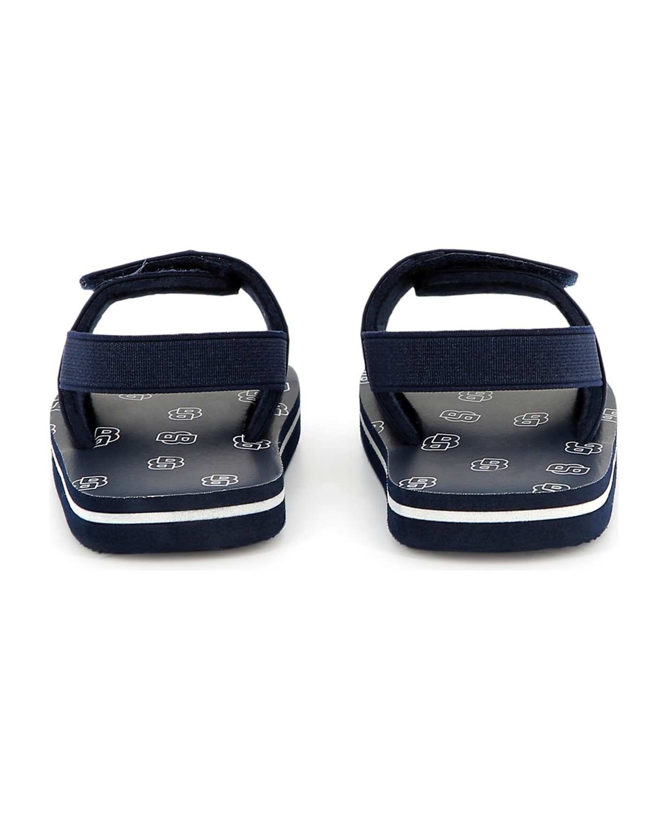 Hugo Boss Sandali Con Stampa - Blue