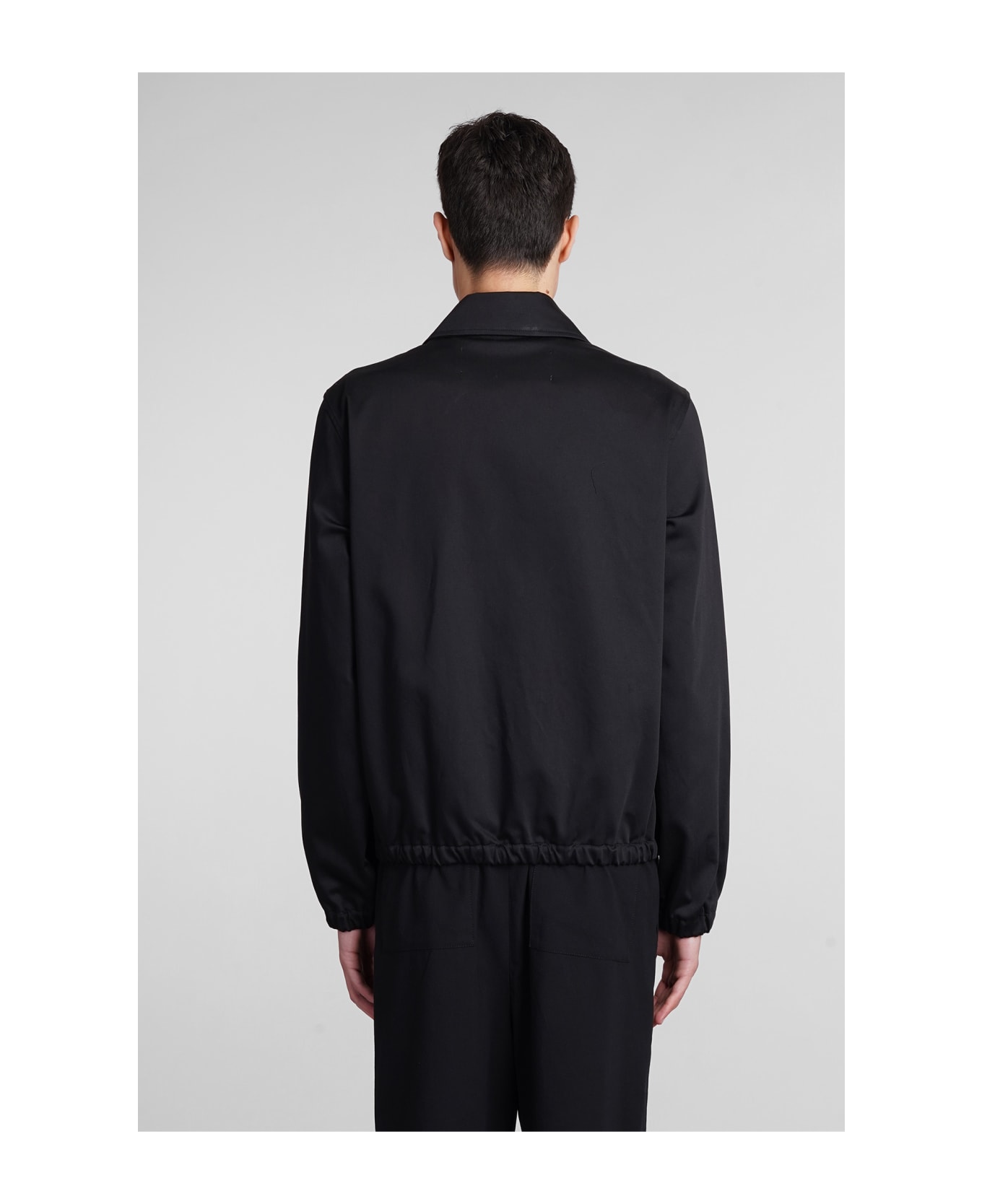 Ami Alexandre Mattiussi Casual Jacket In Black Cotton - black