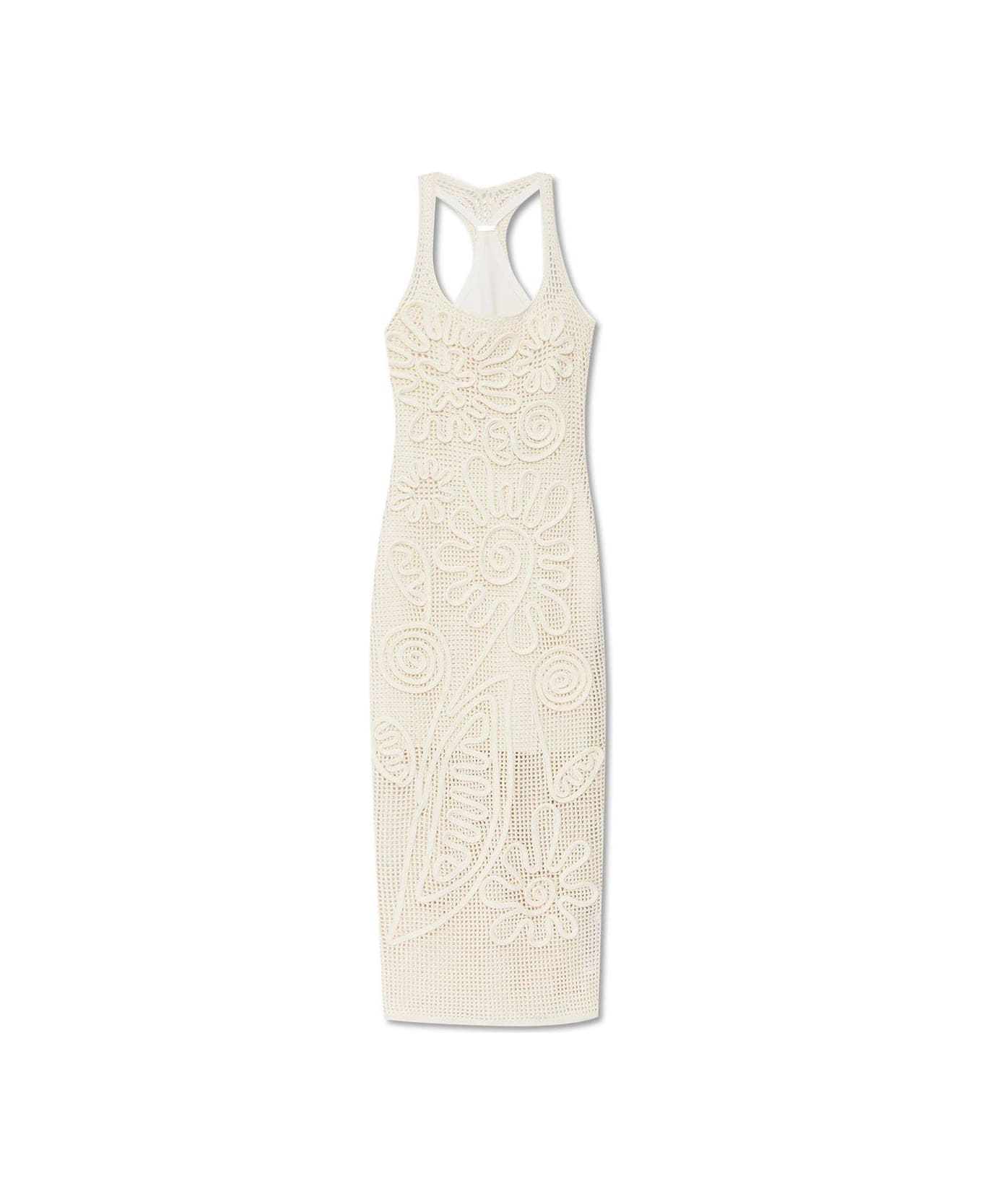 Cult Gaia Nissa Knitted Midi Dress - WHITE