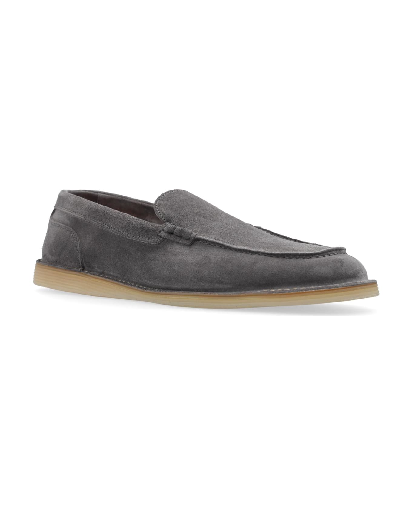 Dolce & Gabbana Leather Shoes - Grigio piombo