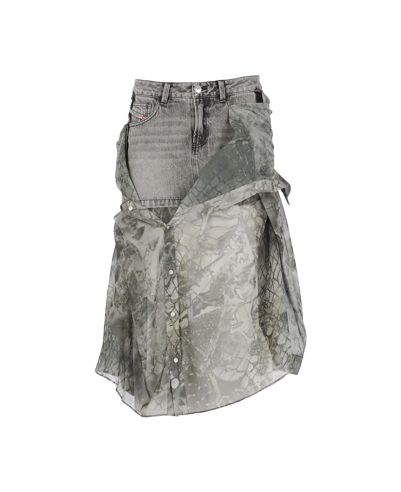 Diesel O-jeany Skirt - Grey スカート