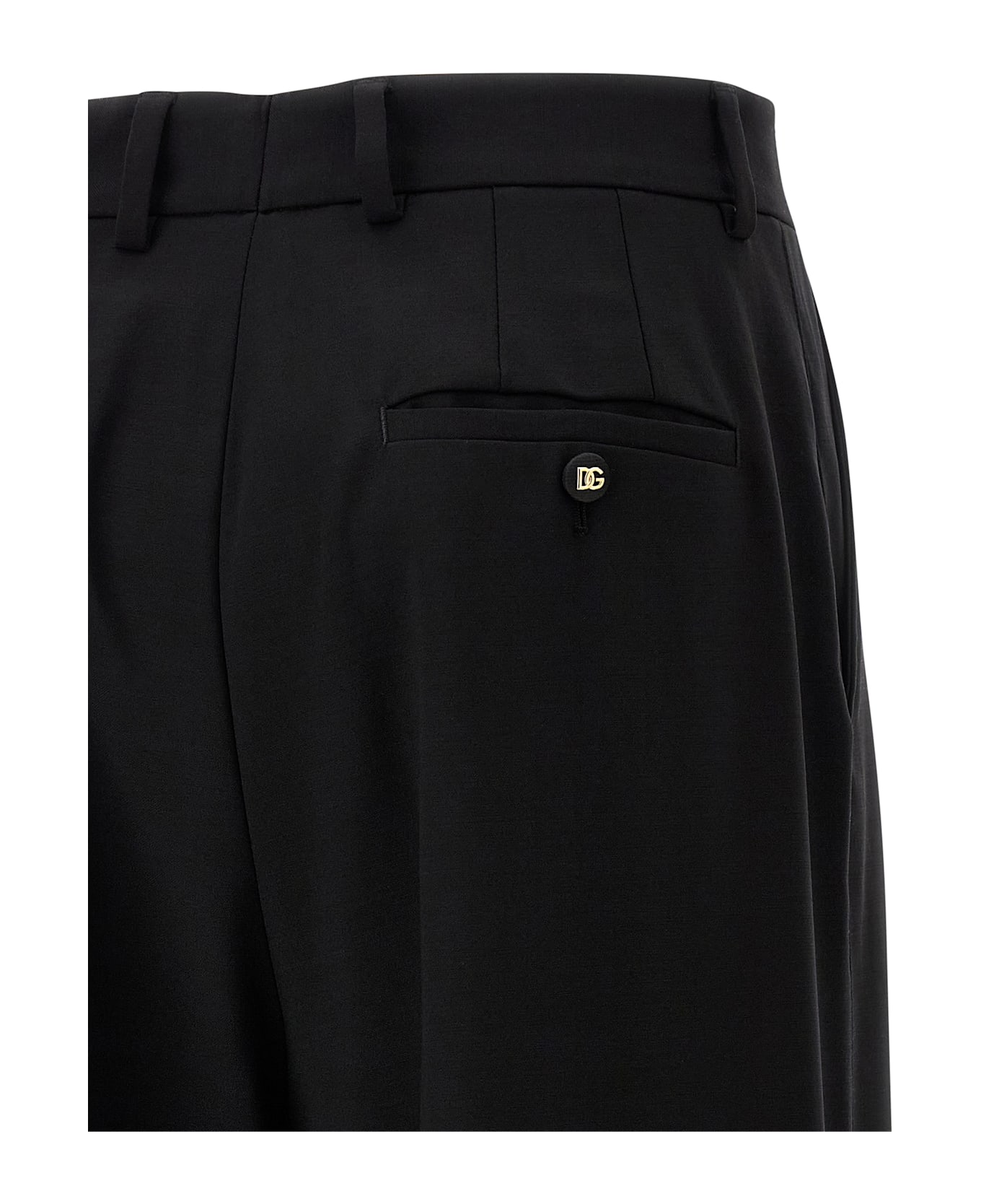 Dolce & Gabbana 'dolce' High Waist Pants - Black  