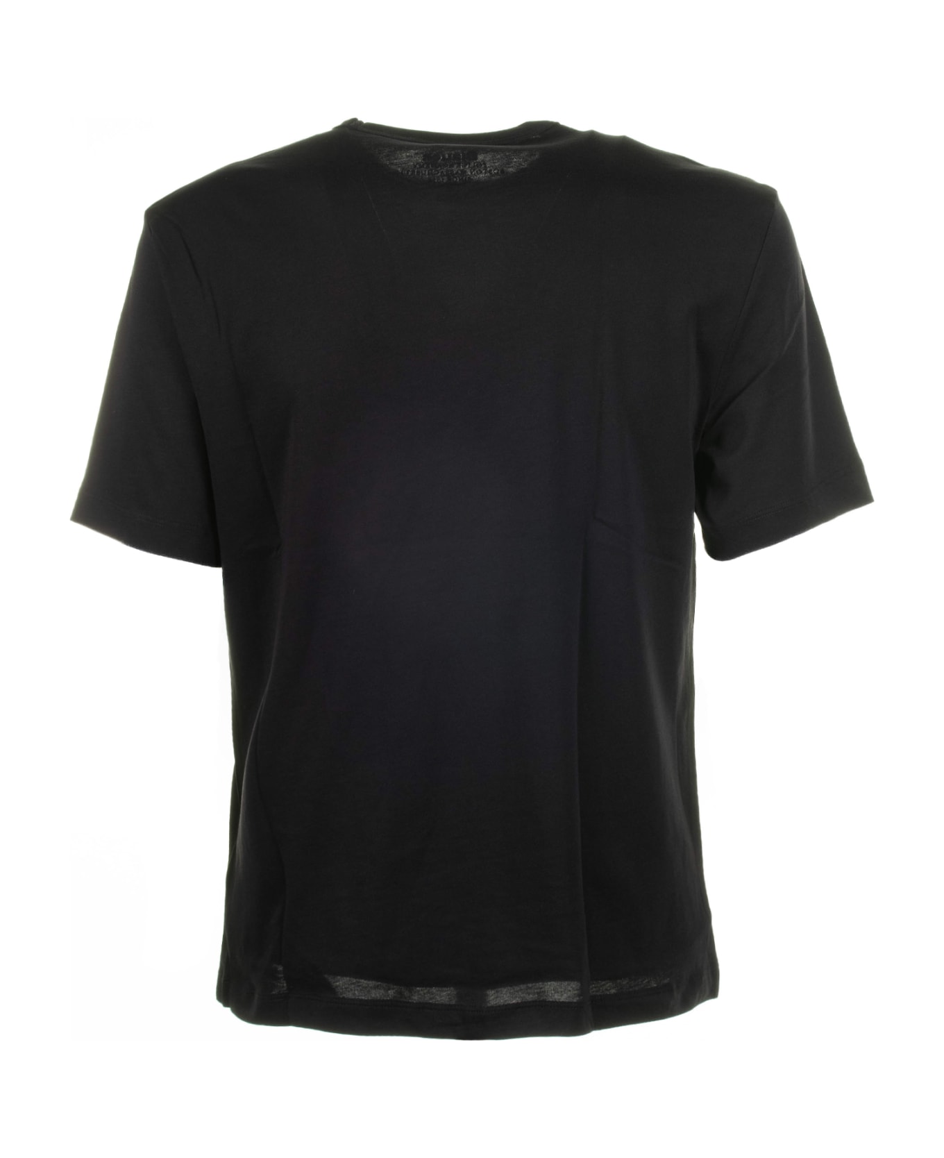 Blauer Black Crew Neck T-shirt In Cotton - NERO シャツ