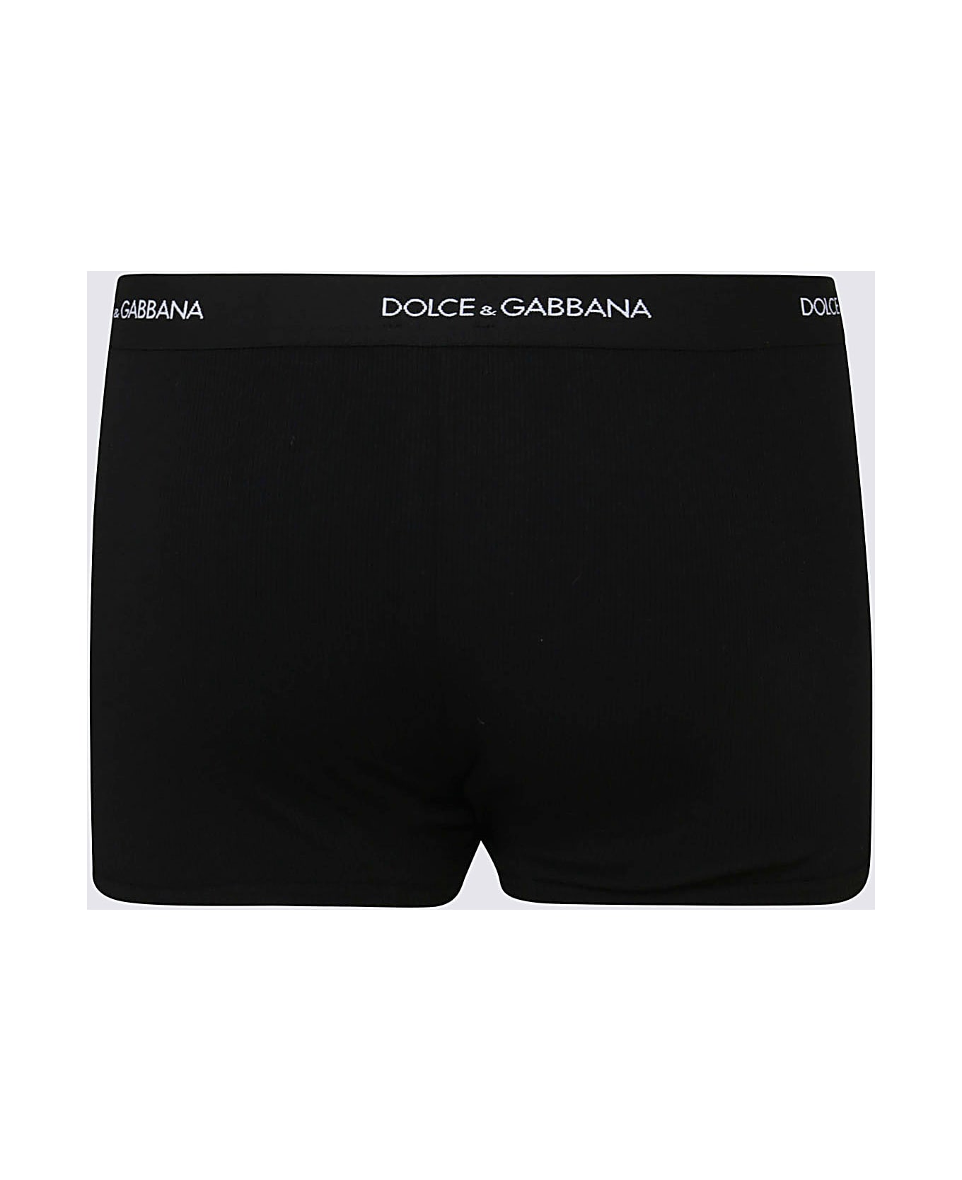 Dolce & Gabbana Black Cotton Boxers - NERO ショーツ