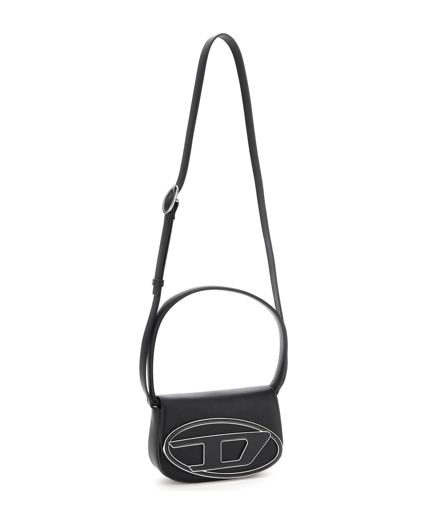 Diesel 1dr Bag In Black Nappa Leather - Black ショルダーバッグ