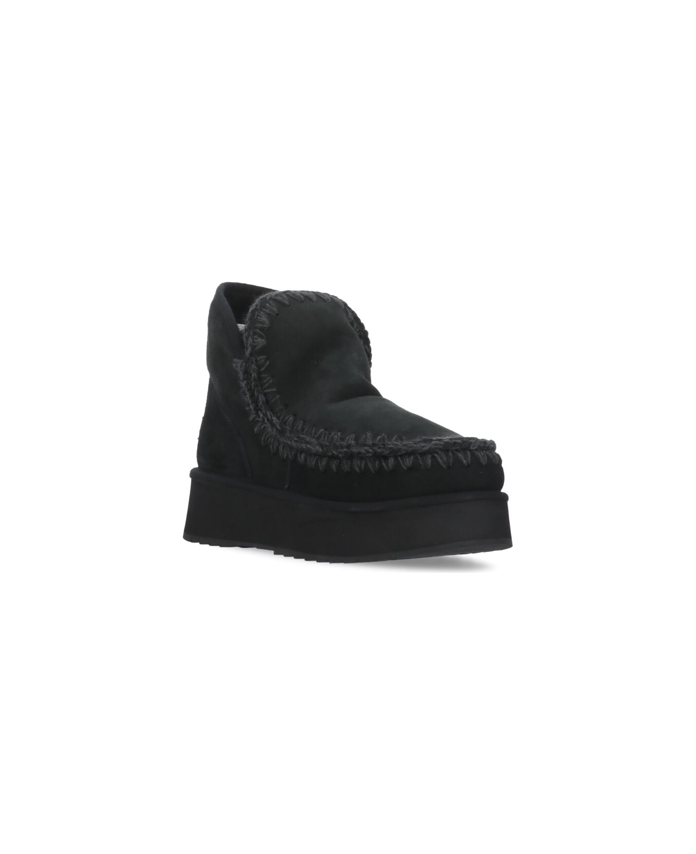 Mou Mini Eskimo Platform Boots - Black