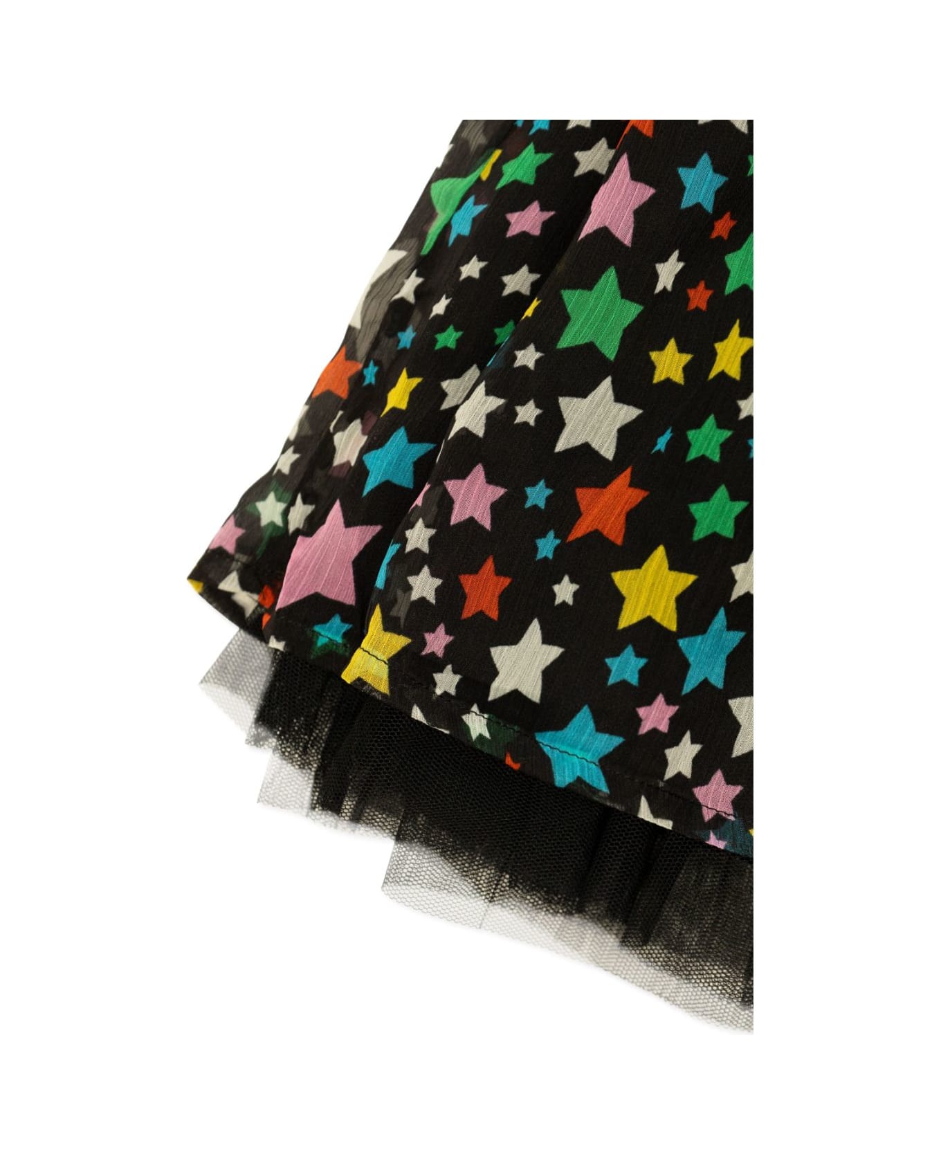 Stella McCartney Kids Gonna Con Stampa - Black