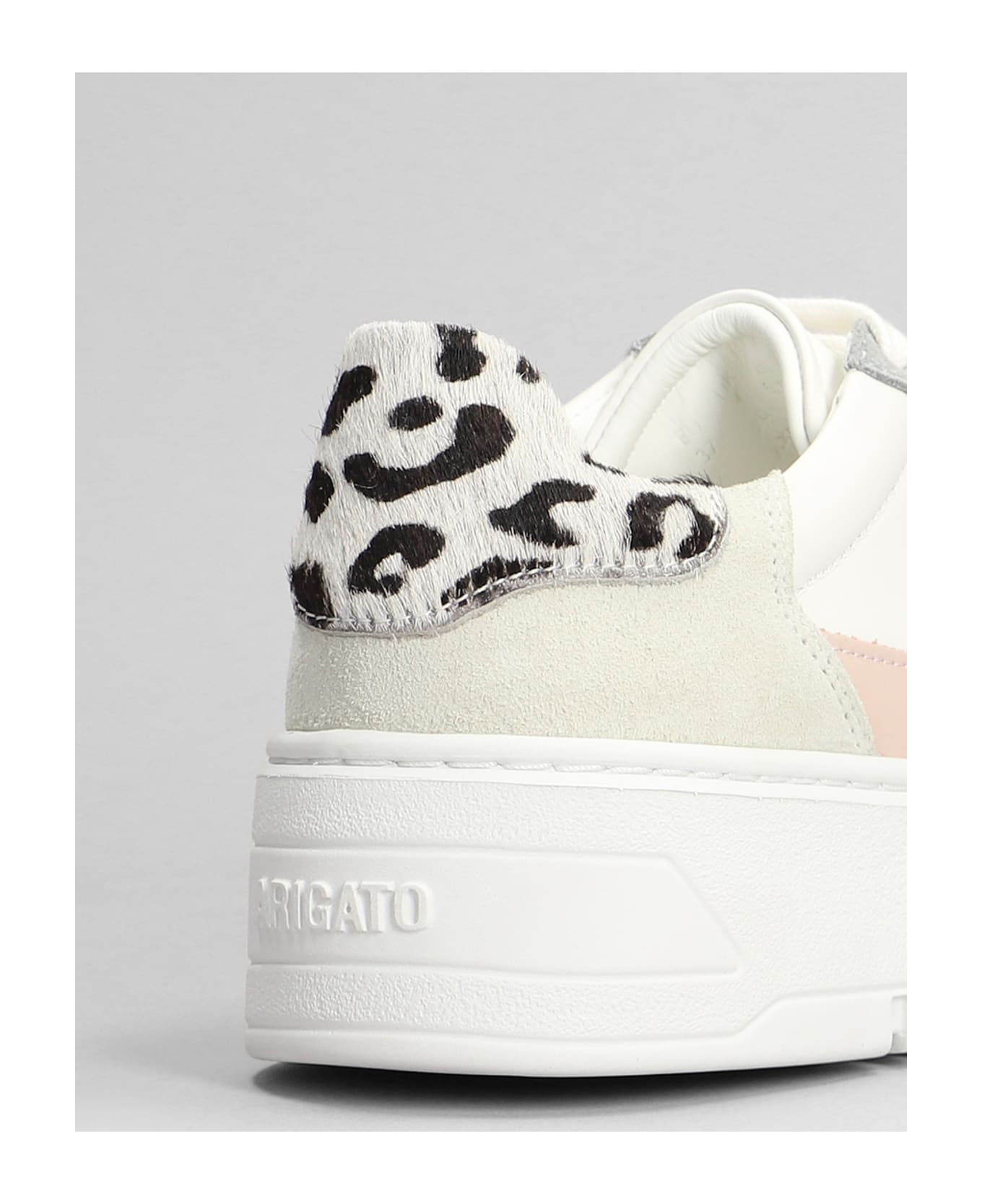 Axel Arigato Orbit Sneakers In White Suede And Leather - white ウェッジシューズ