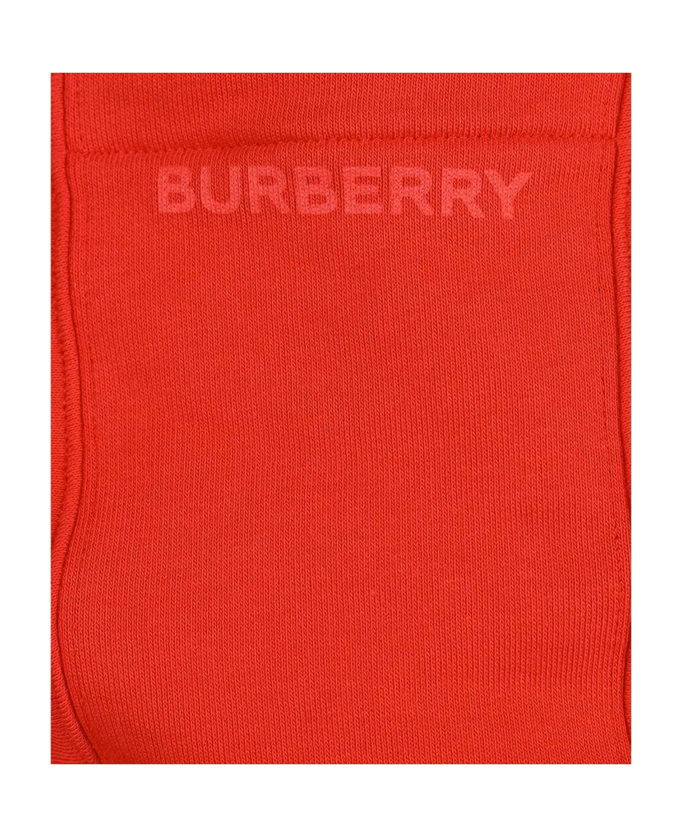 Burberry Love Hooded Sweatshirt - Red
