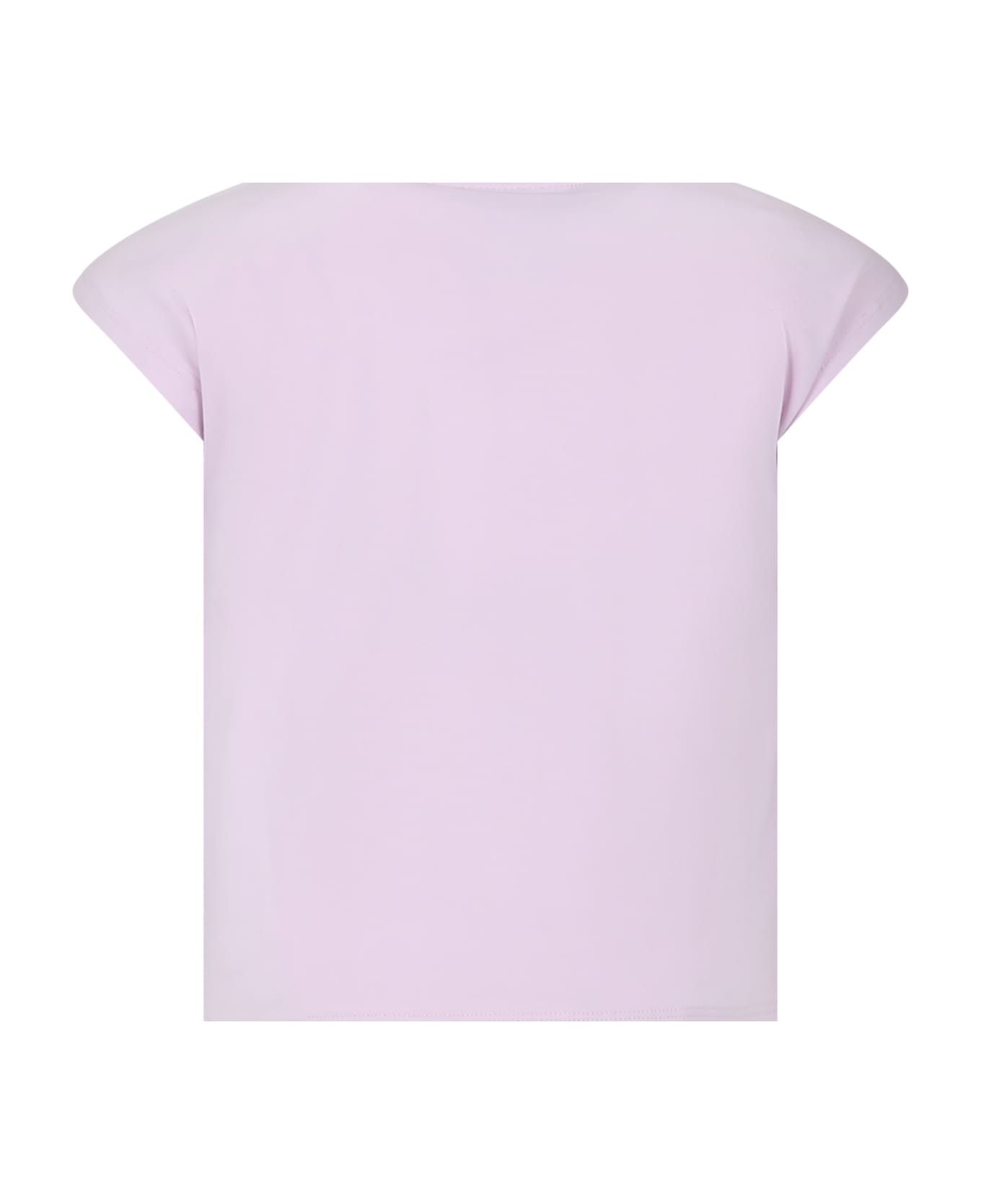 Molo Pink T-shirt For Girl - Pink