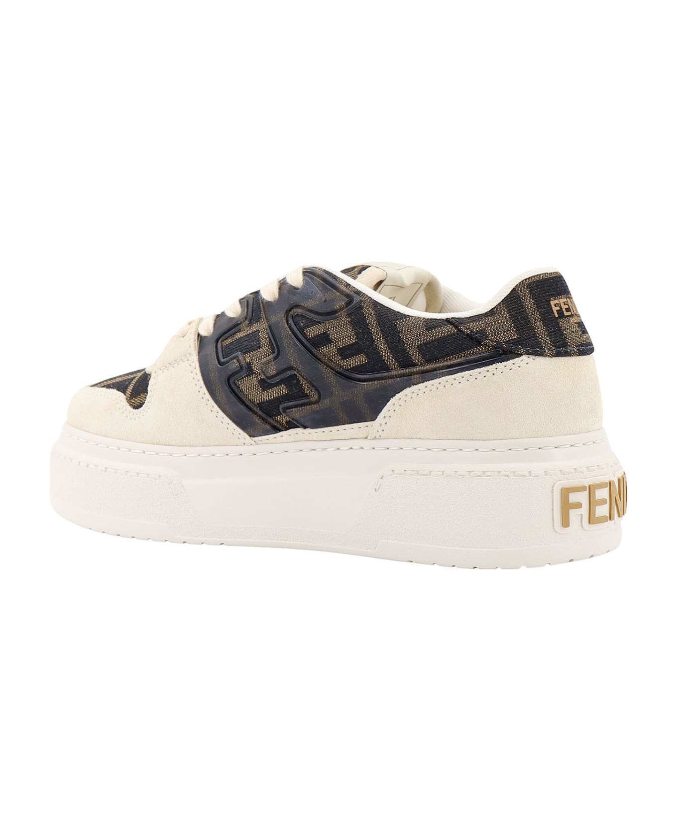 Fendi Match Sneakers - Brown