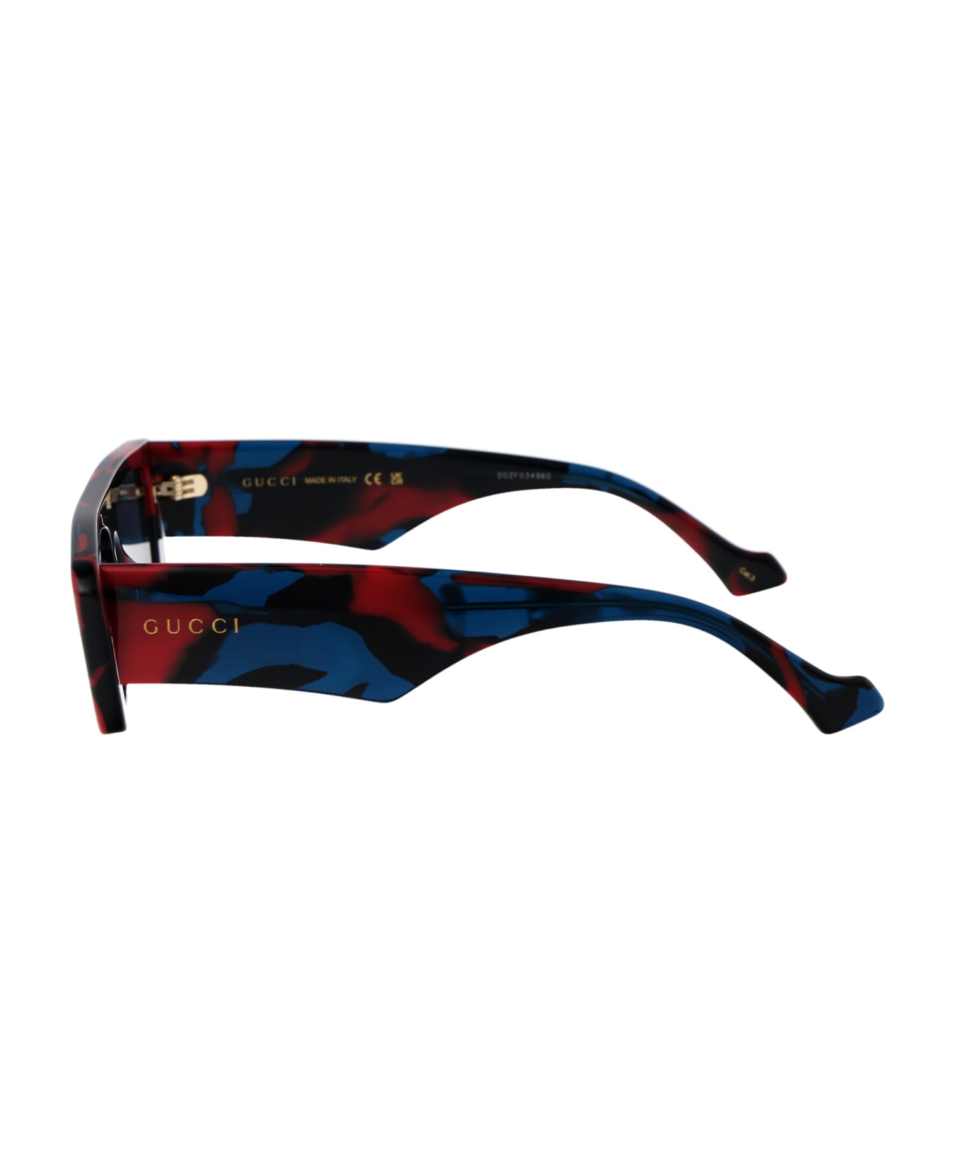 Gucci Eyewear Gg1331s Sunglasses - 007 HAVANA HAVANA BLUE