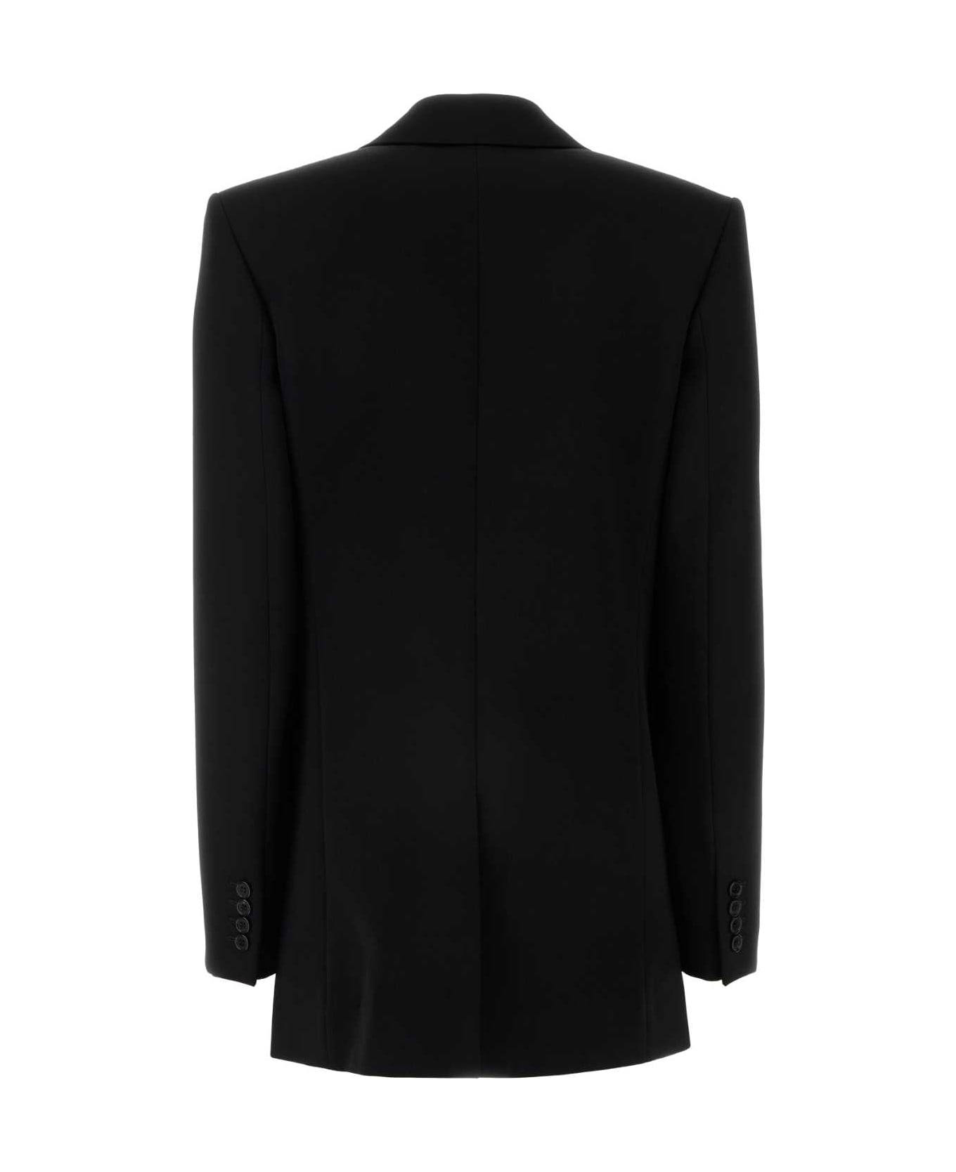 Saint Laurent Black Wool Blazer - NOIR