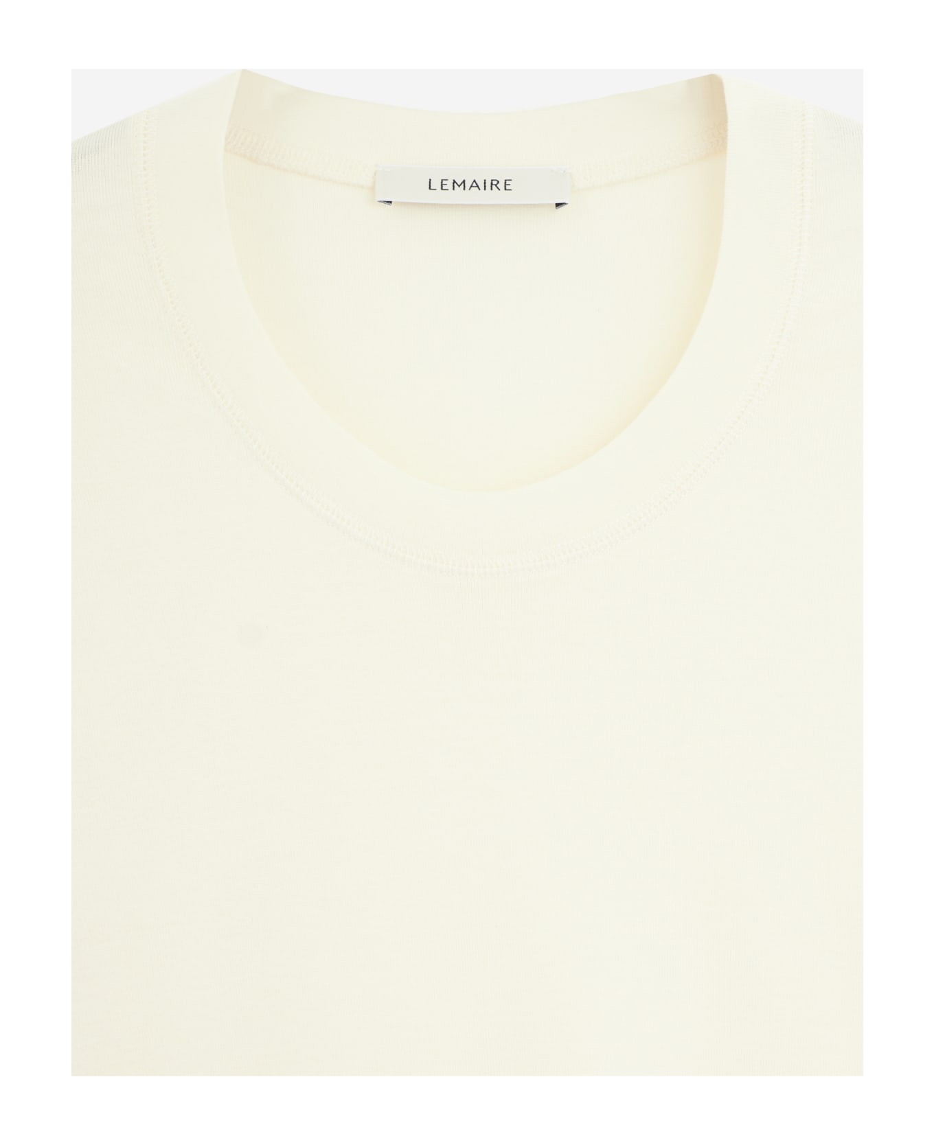 Lemaire Rib Long Sleeve Longsleeve - cream