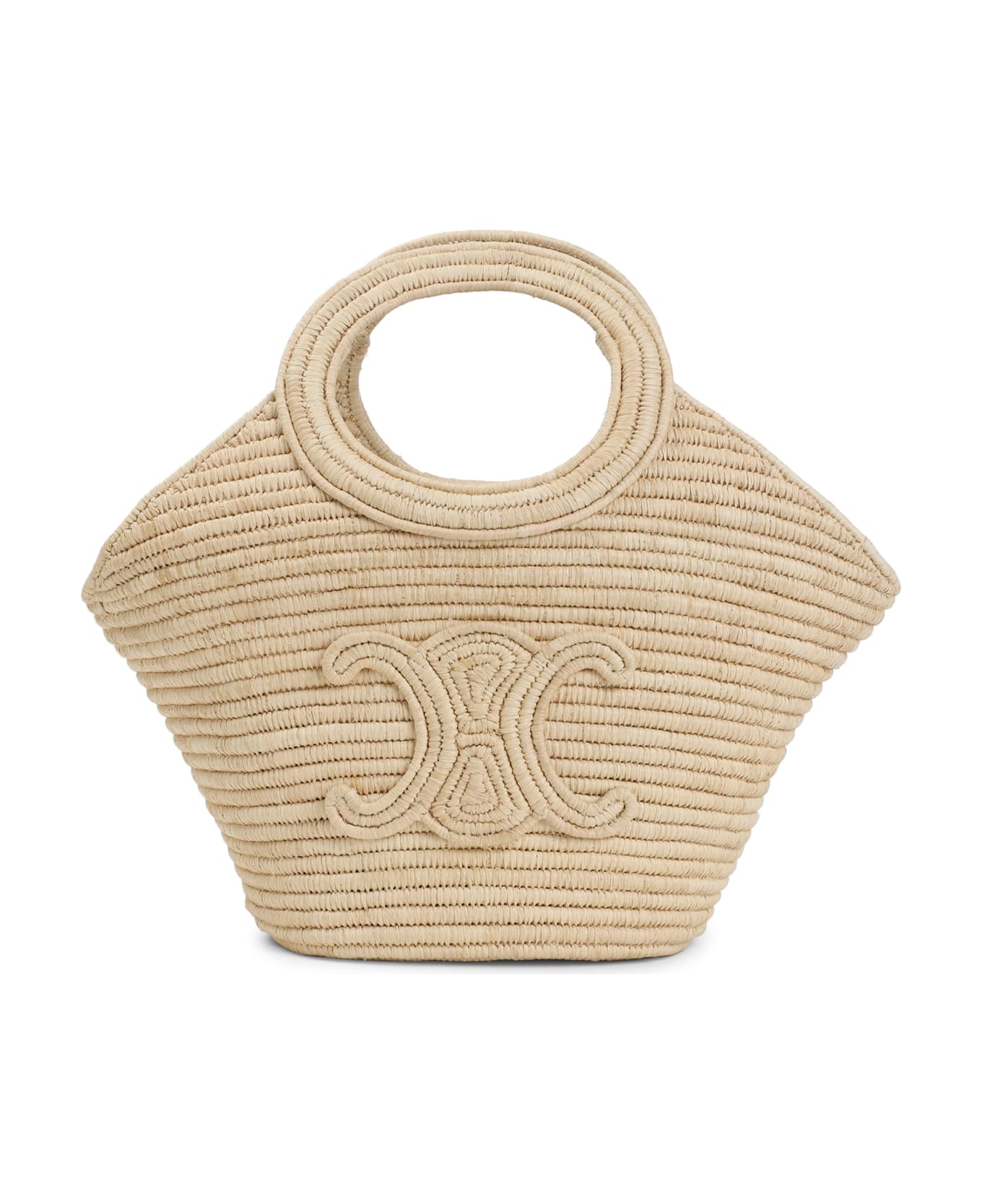 Celine Braided Panier Shoulder Bag - Vg Natural
