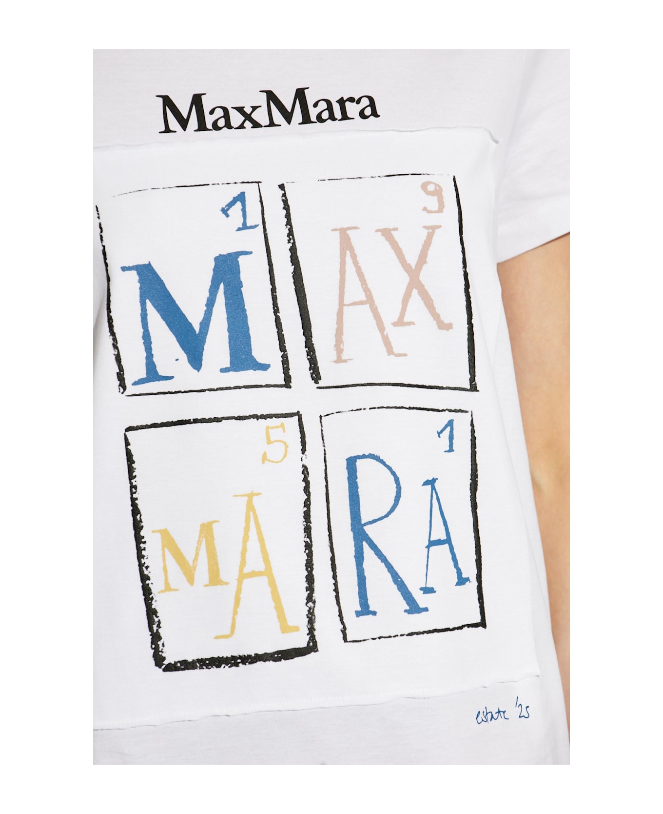Max Mara T-shirt Colibri - Bianco