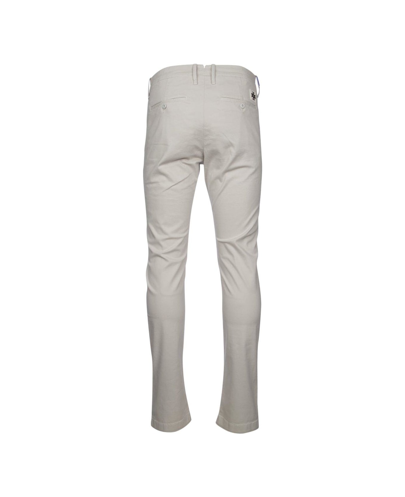 Jacob Cohen Straight Leg Stretched Chinos - Offwhite