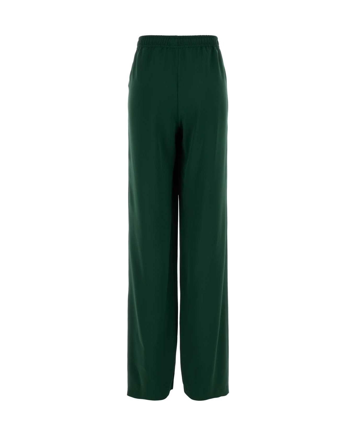 Ermanno Scervino Dark Green Polyester Pant - VERDE