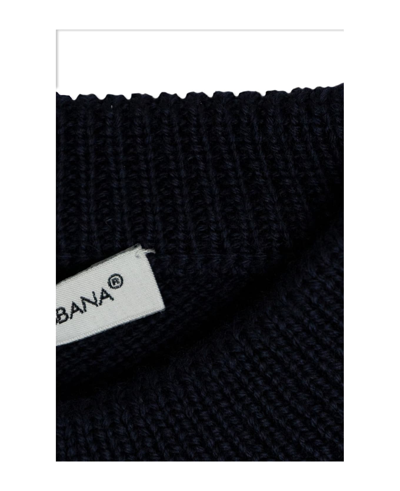 Dolce & Gabbana Logo Intarsia Knitted Jumper