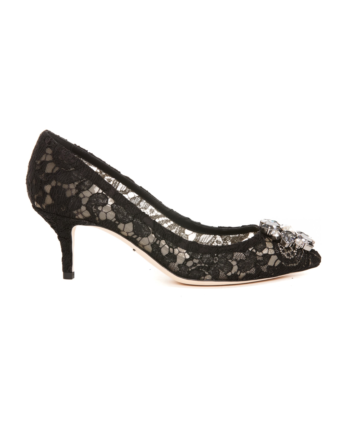 Dolce & Gabbana Taormina Lace Pumps - Nero