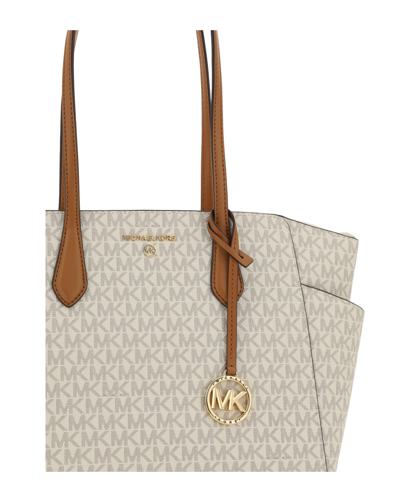 Michael Kors Marilyn Medium Satchel Vanilla Acrn, Tote