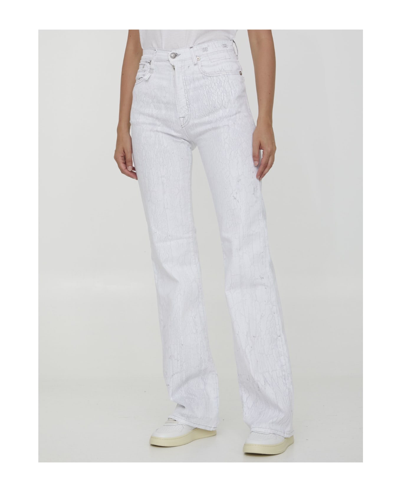 R13 Jane Jeans - WHITE