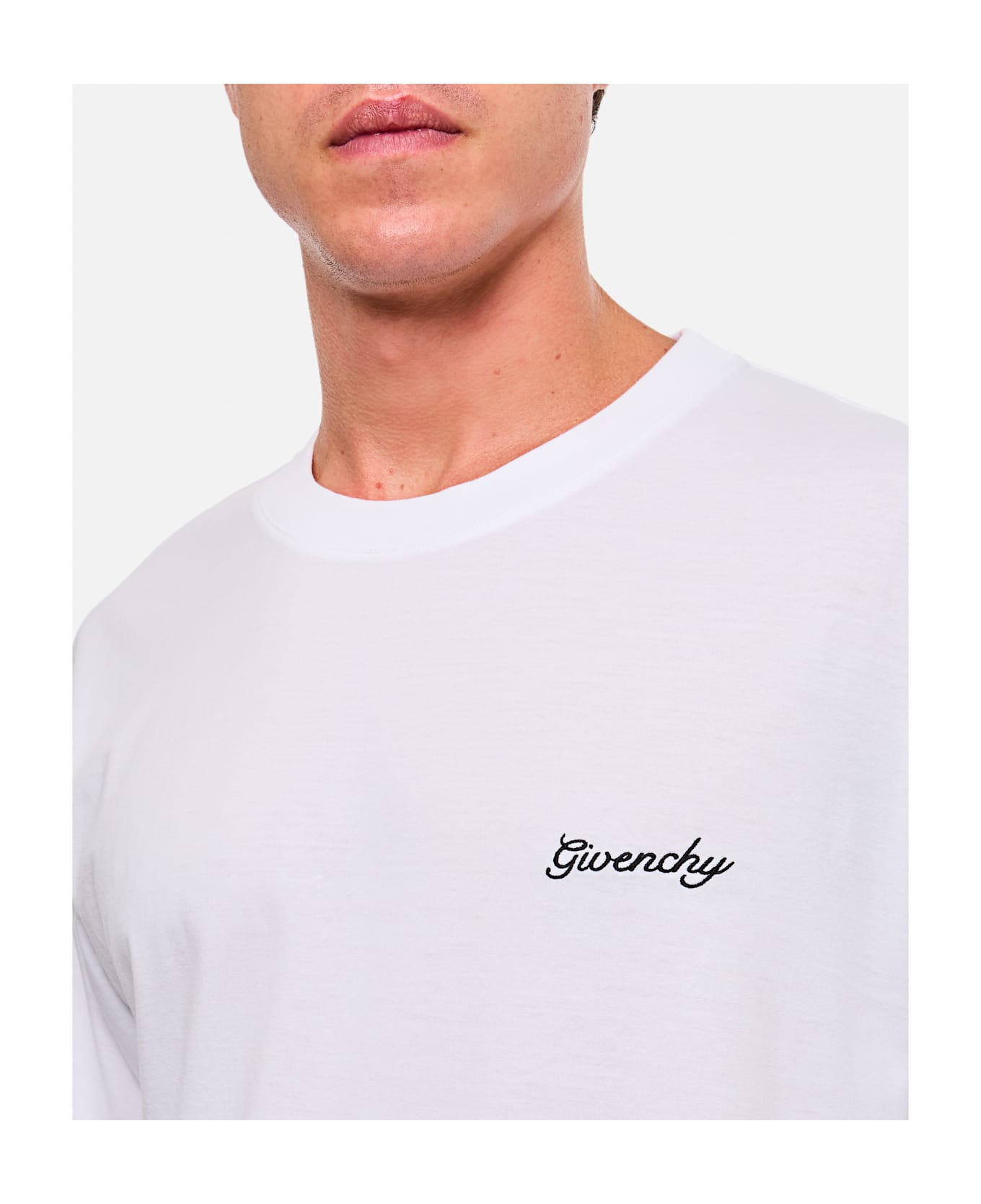 Givenchy Long Sleeves T-shirt - White