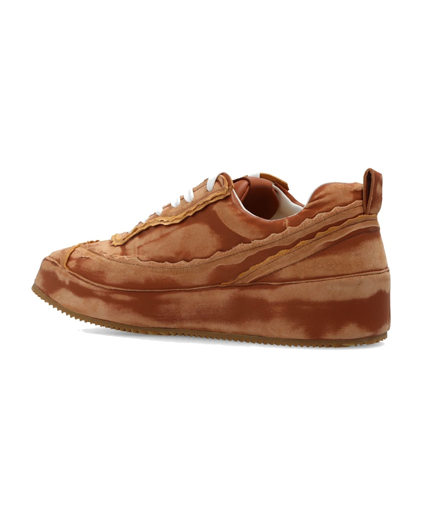 【送料&関税込】Loewe Deconstructed Sneakers Deconstructed leather sneakers in white - Loewe | Mytheresa