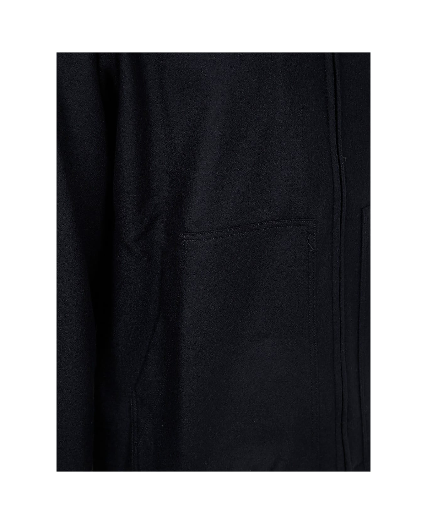 Filippo De Laurentiis Long Sleeves Hoodie Fullzip - Black