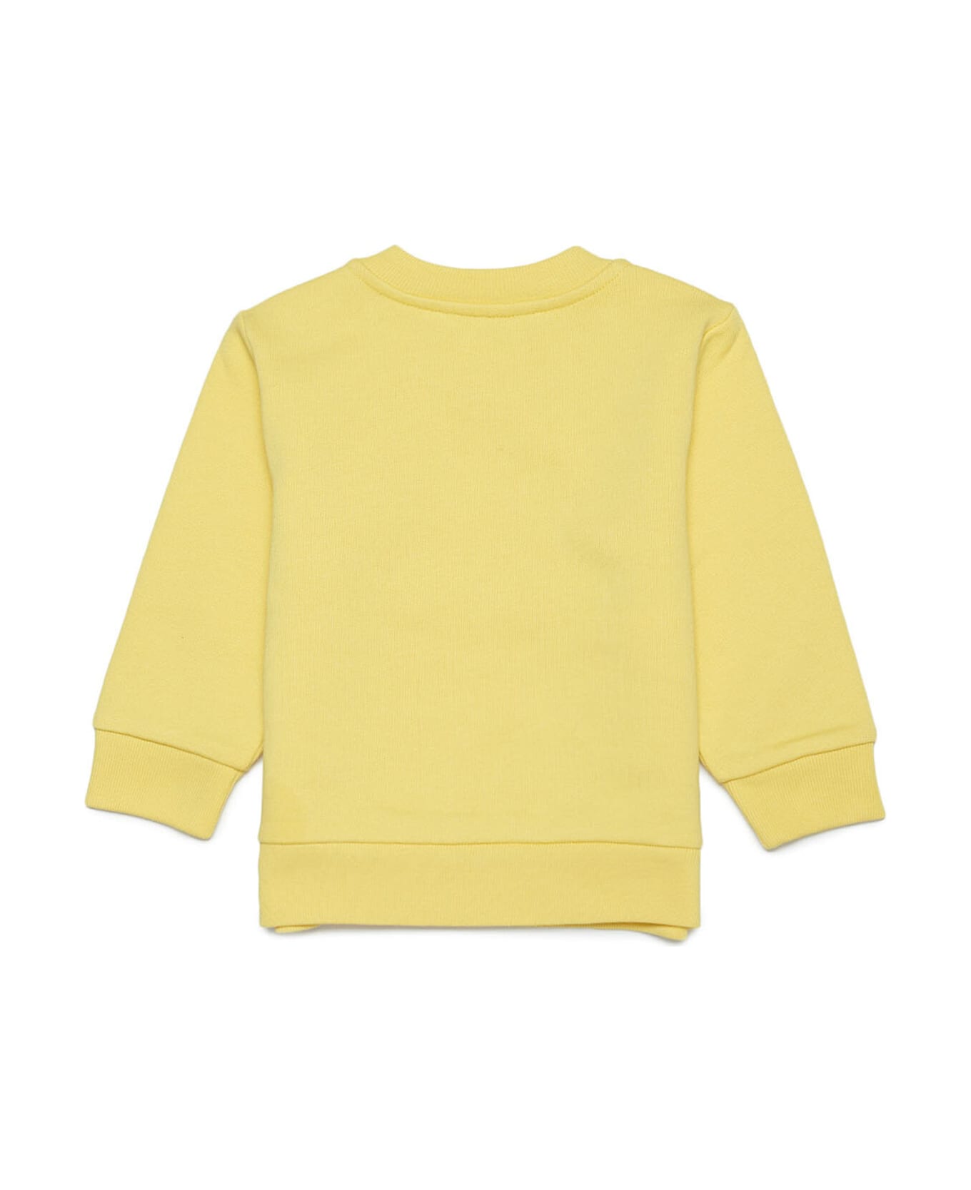 Marni Ms33b Sweat-shirt Marni Yellow Cotton Sweatshirt With Marni Displaced Logo - Lemon zest yellow