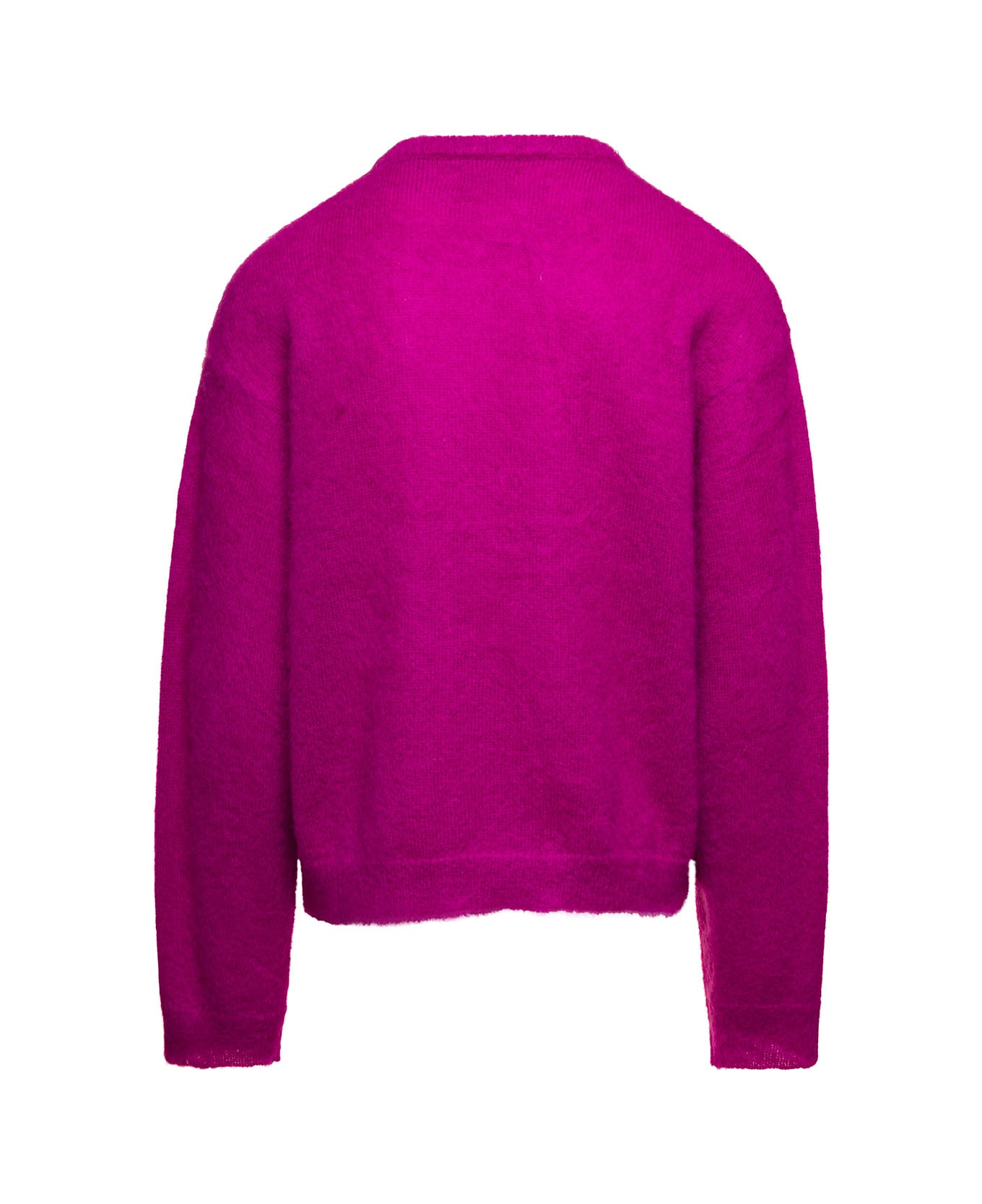 ERL Unisex Kiss Mohair Intarsia Sweater Knit - Pink
