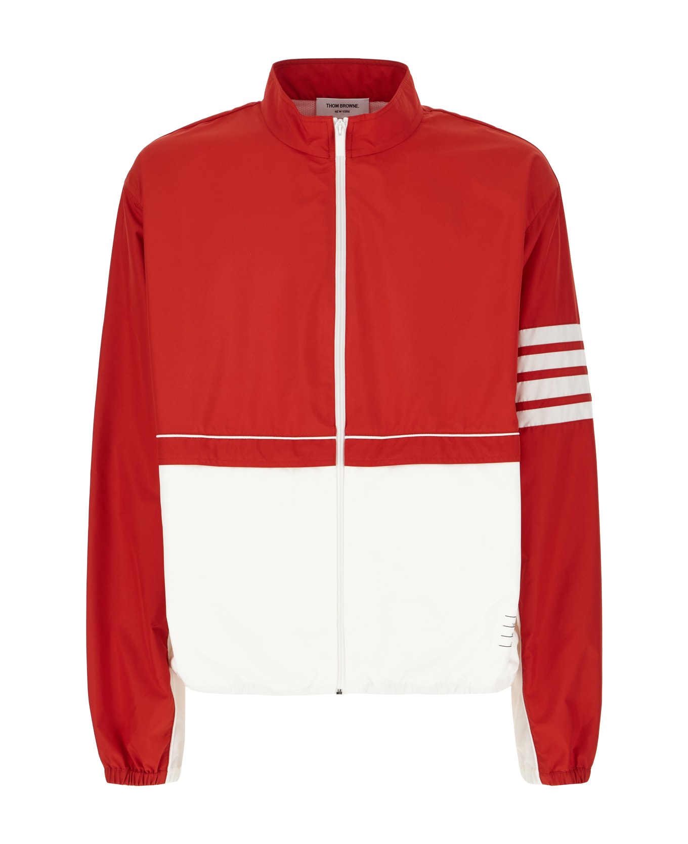 Thom Browne Two-tone Polyester Windbreaker - RED