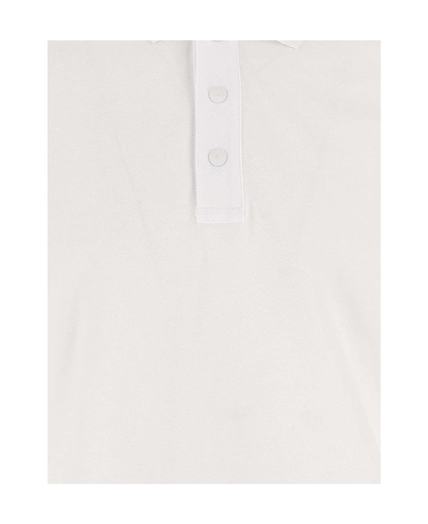 Woolrich Stretch Cotton Polo Shirt - Bright White ポロシャツ