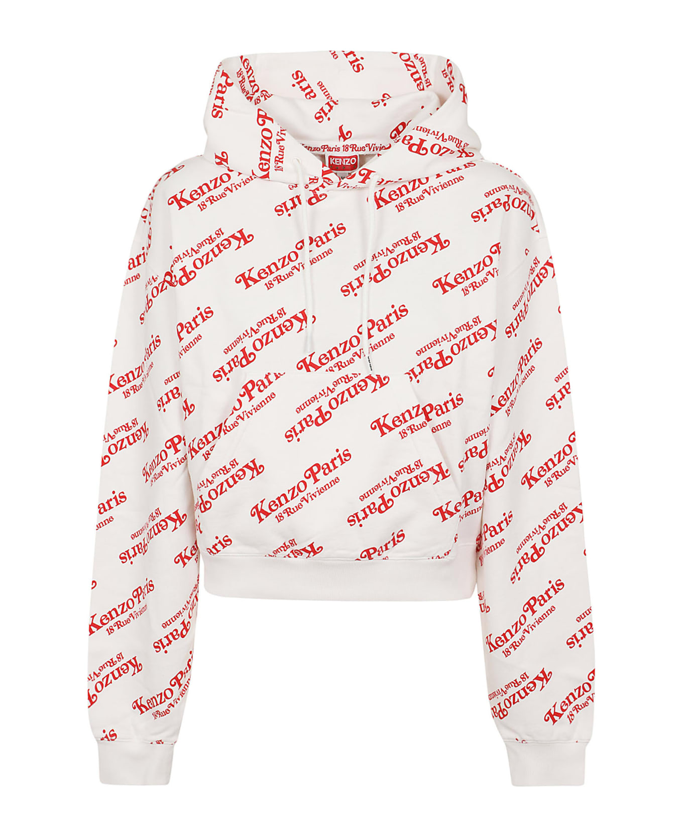 Kenzo By Verdy Cropped Hoodie - Off White