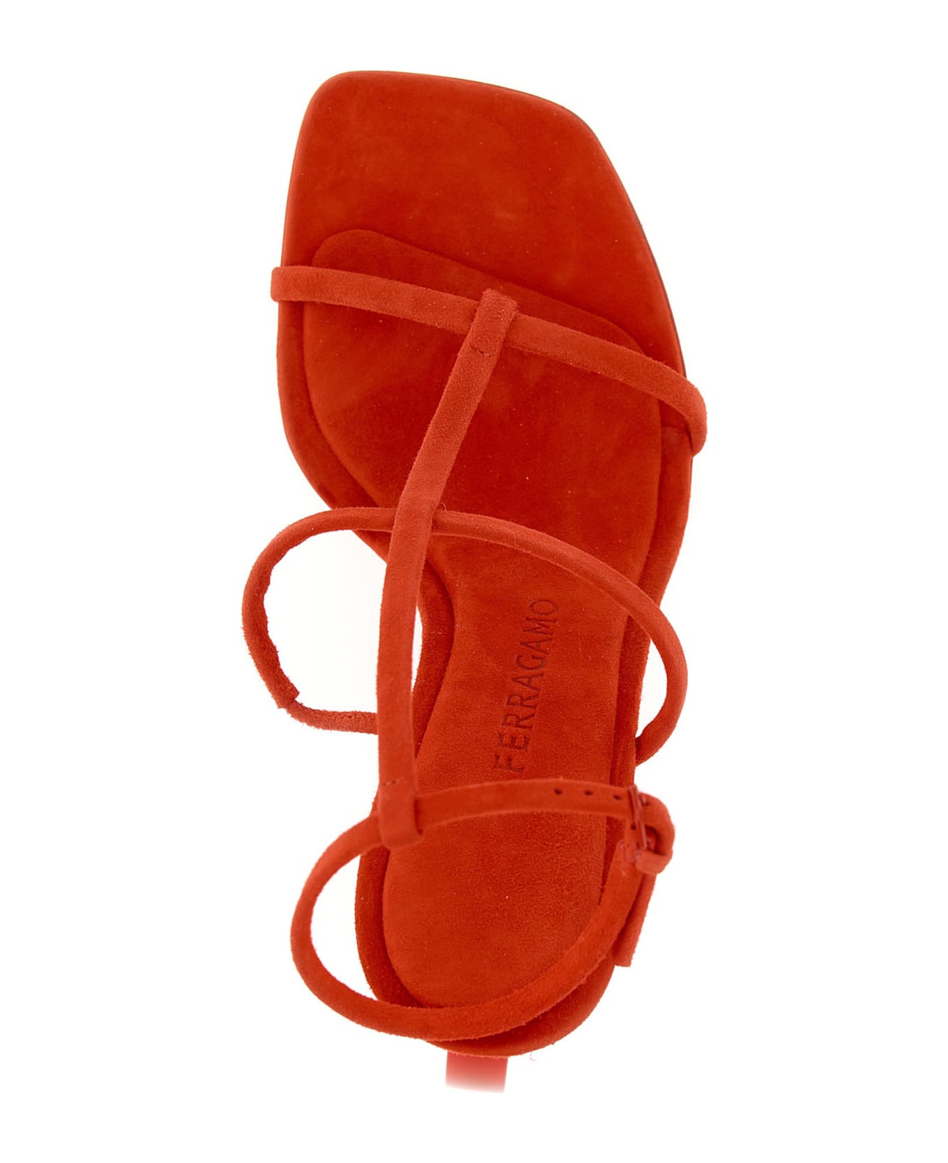 Ferragamo 'alina' Sandals - Red サンダル