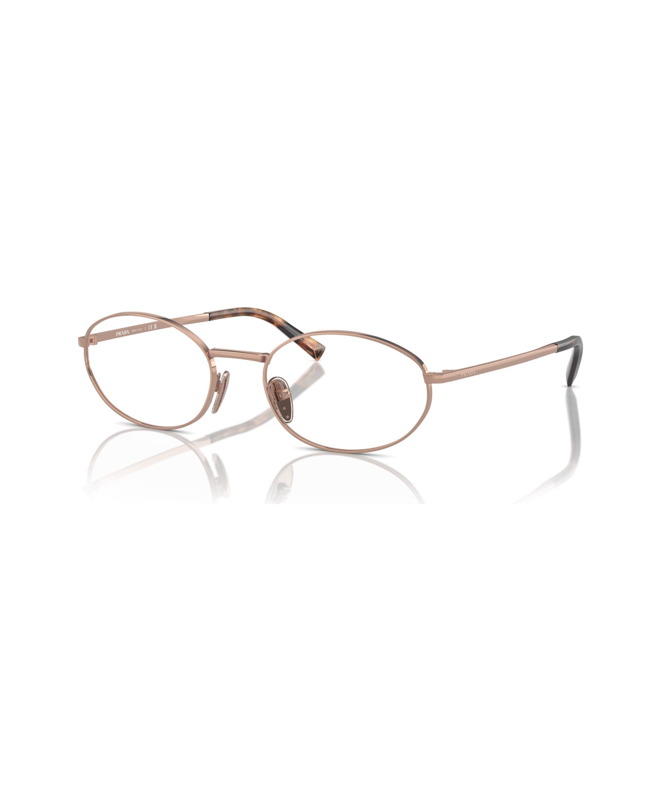 Prada Eyewear Prada Pr A57v Zvf1o1 Oro Rosé Glasses - Oro