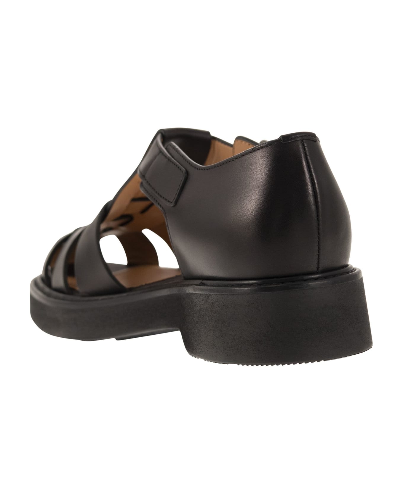 Church's Hove - Leather Sandals - Black