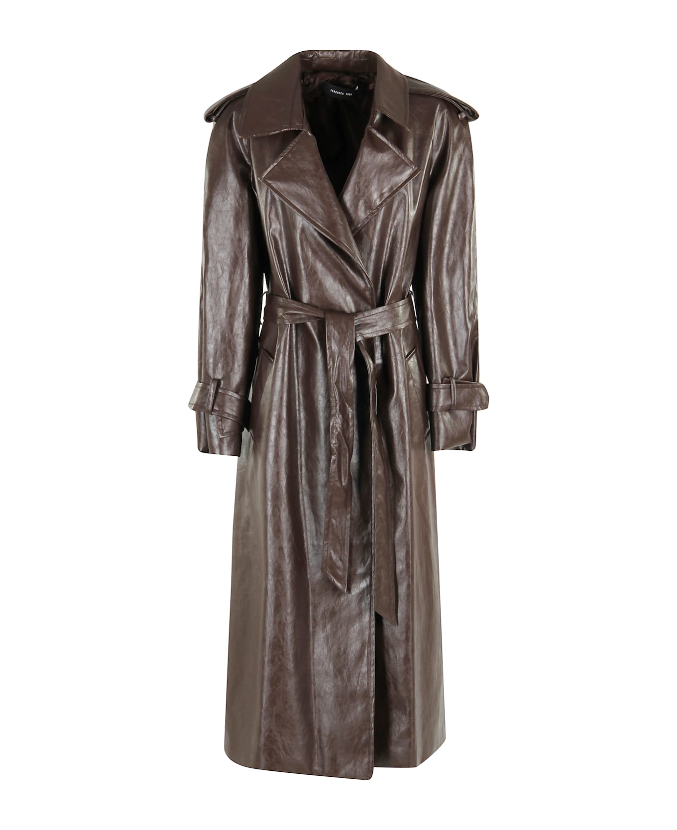Federica Tosi Trench Pelle Metallo