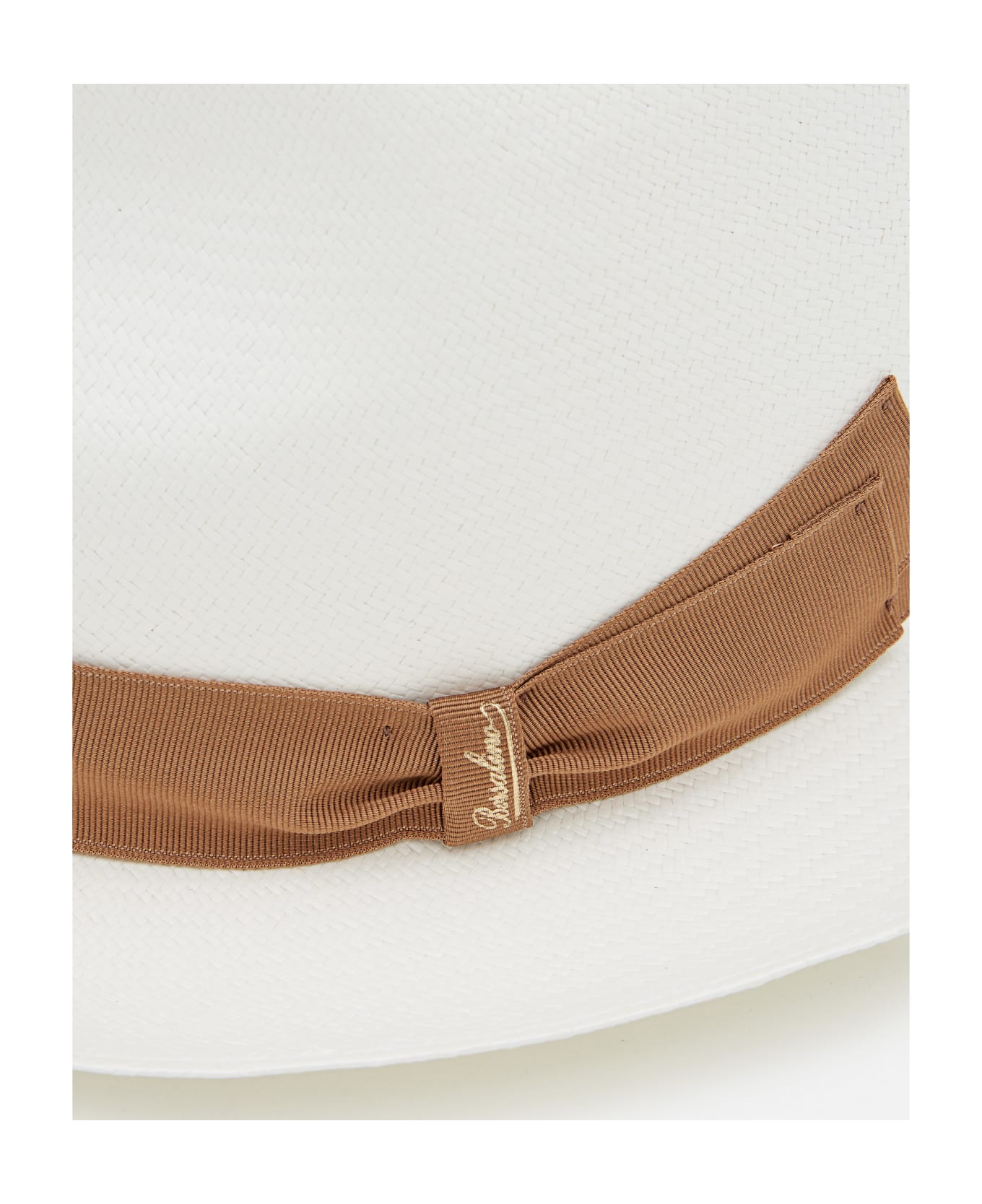 Borsalino Panama Quito Medium Tense - White 帽子