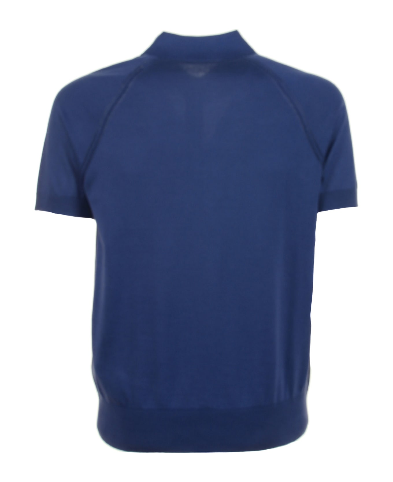 Paolo Pecora Cotton Polo Shirt - BLU CHIARO