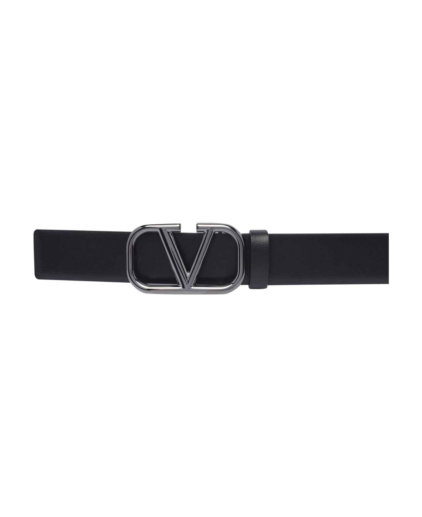 Valentino Garavani Vlogo Signature Belt - Black