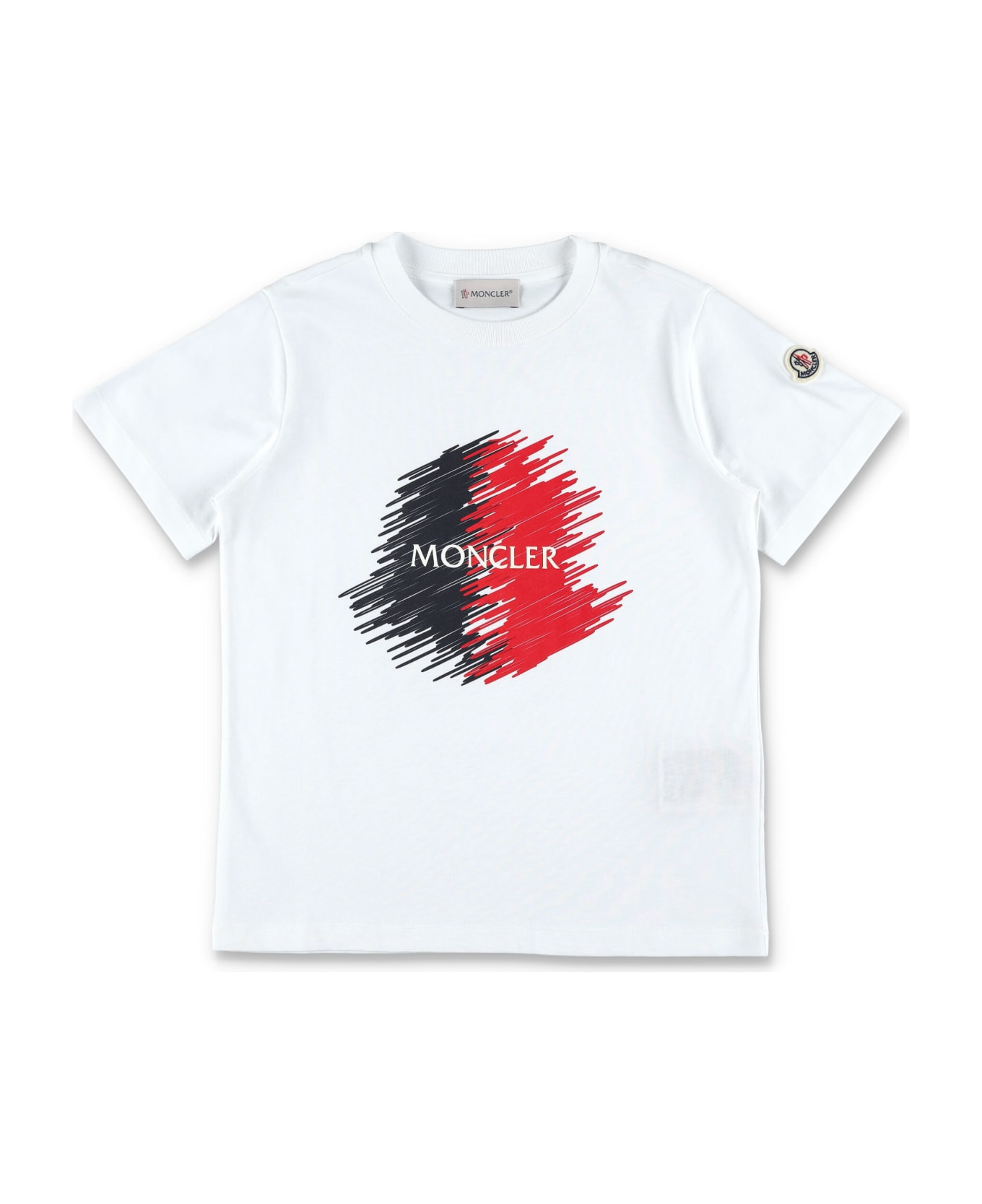 Moncler Logo Motif T-shirt - WHITE Tシャツ＆ポロシャツ