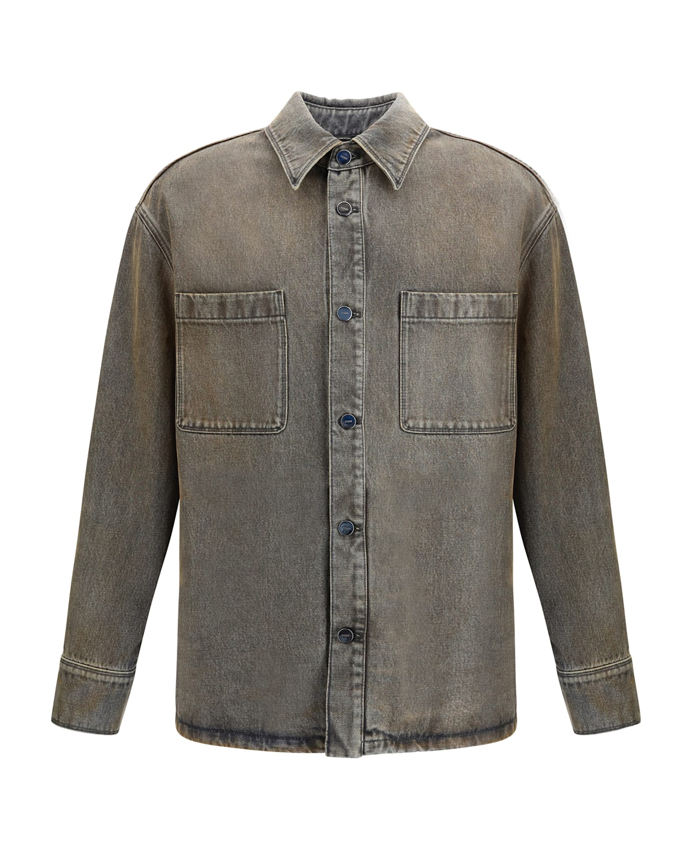 Fendi Overdyed Denim Shirt