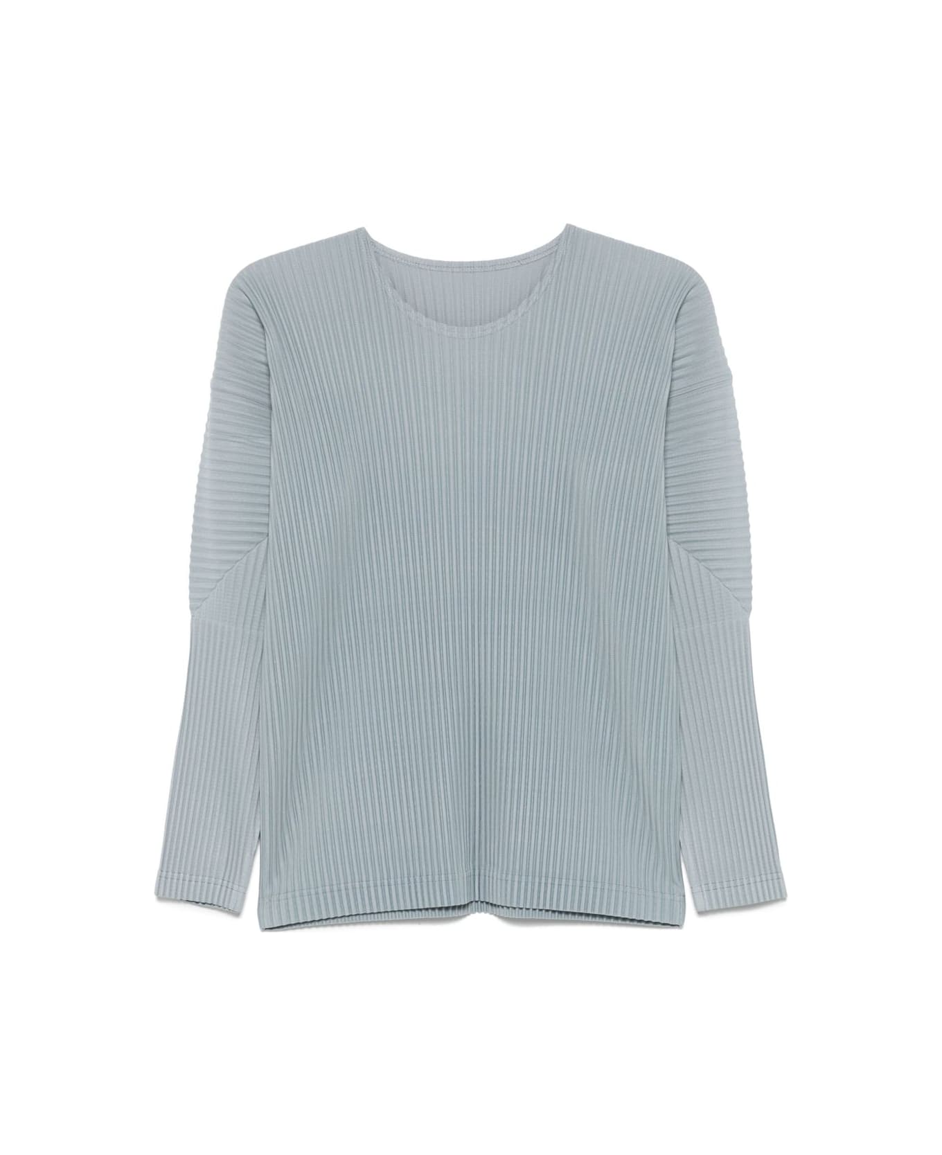 Homme Plissé Issey Miyake Pleated T-shirt - Light Grey
