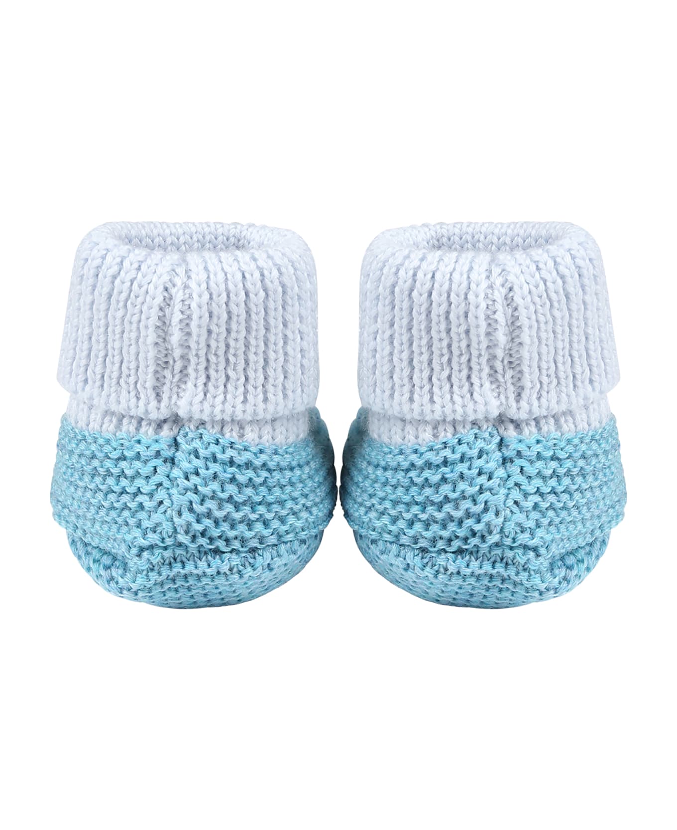 Little Bear Light Blue Slippers For Baby Boy - Multicolor